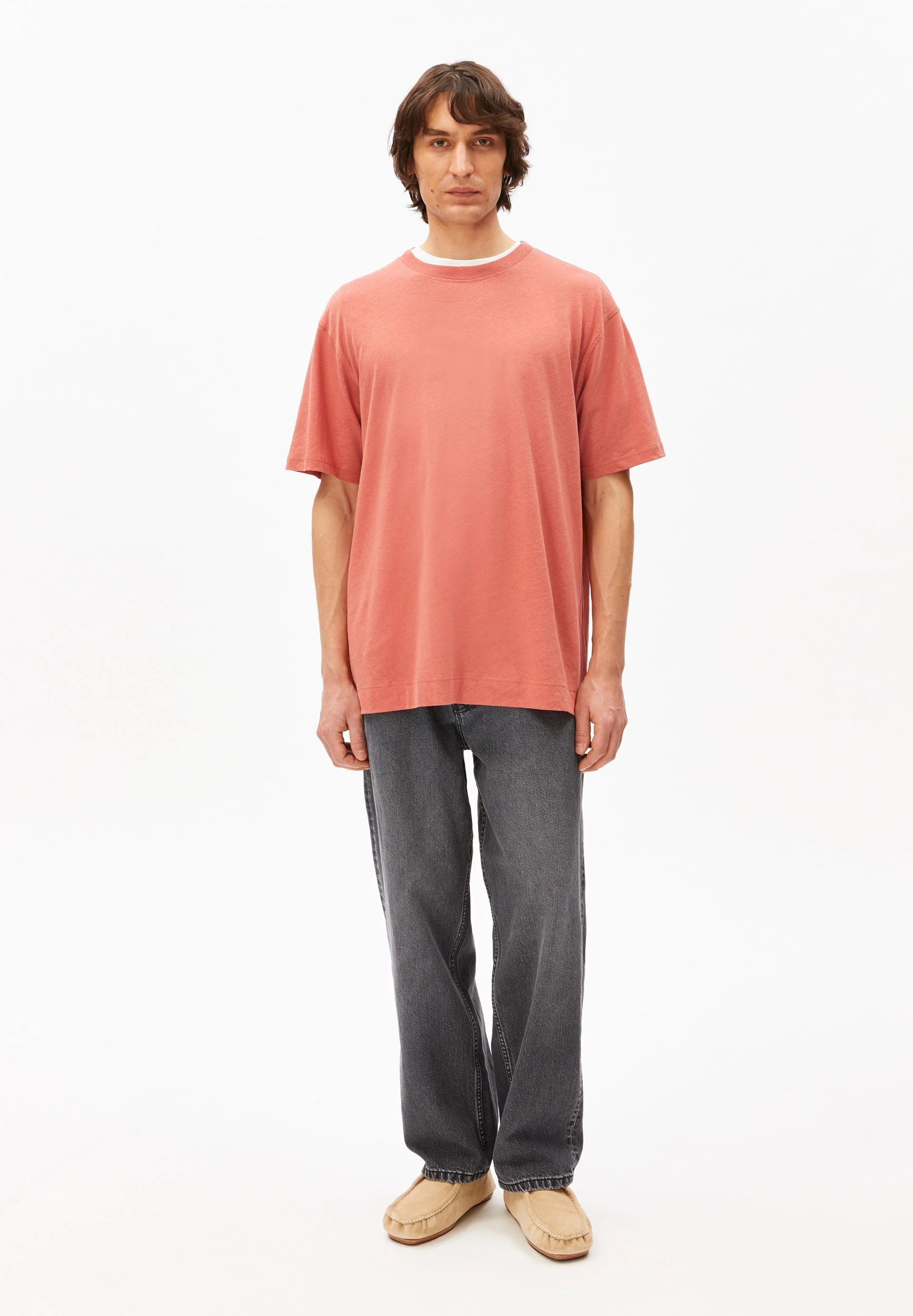 MAARKOS LEINEN-MIX T-SHIRT | tabasco red - Image 5