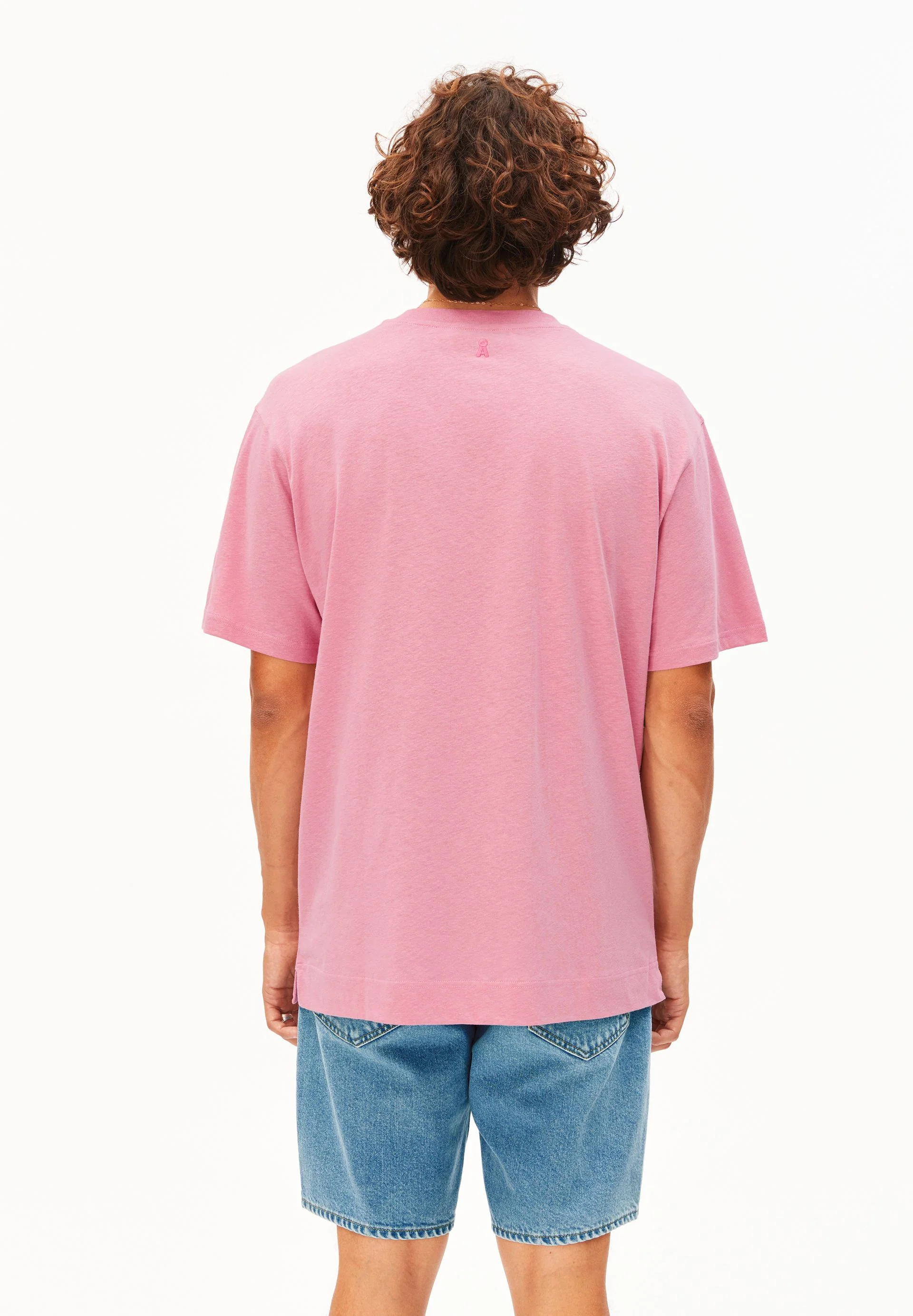 MAARKOS LEINEN-MIX T-SHIRT | washed berry - Image 2