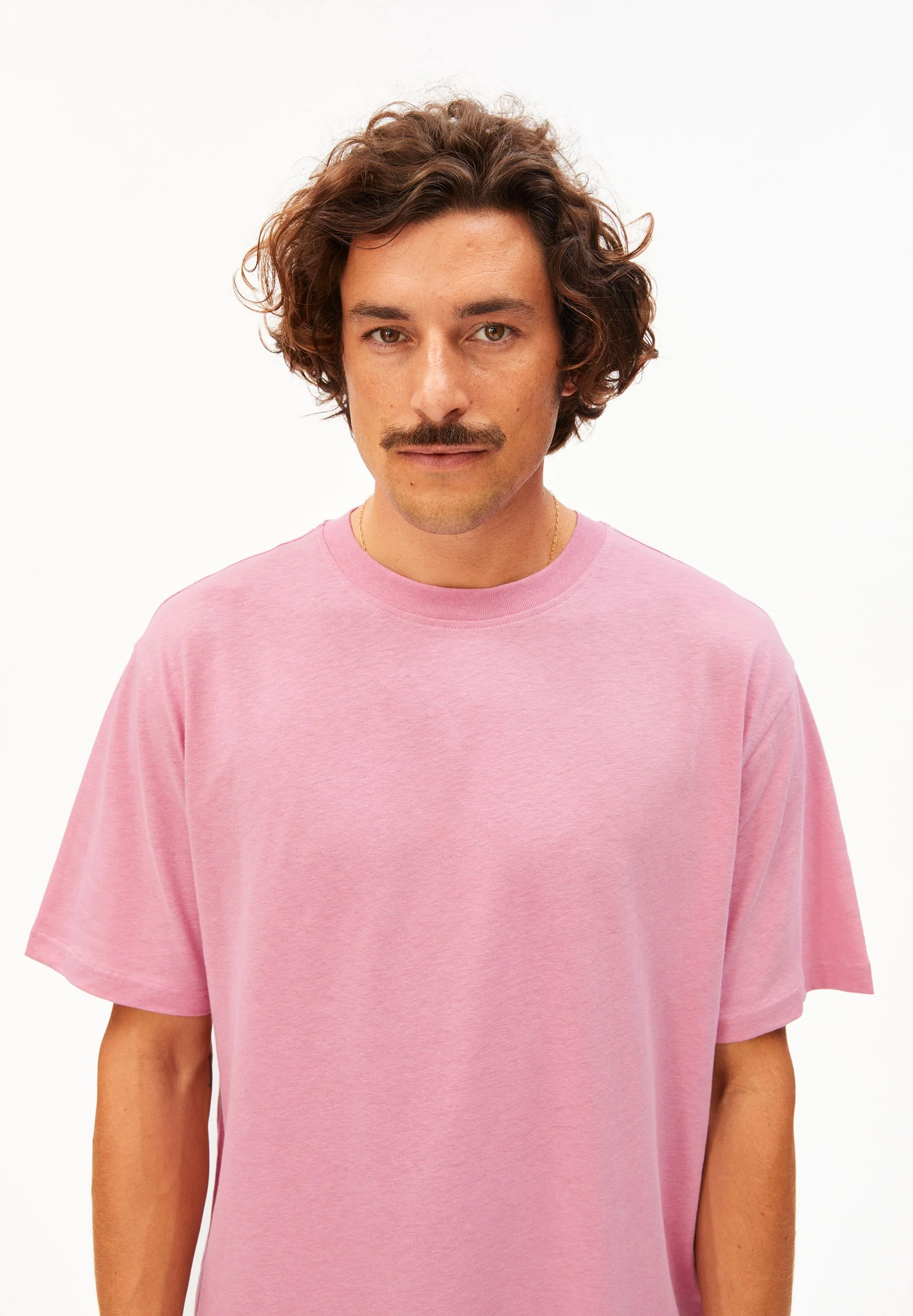 MAARKOS LEINEN-MIX T-SHIRT | washed berry - Image 3