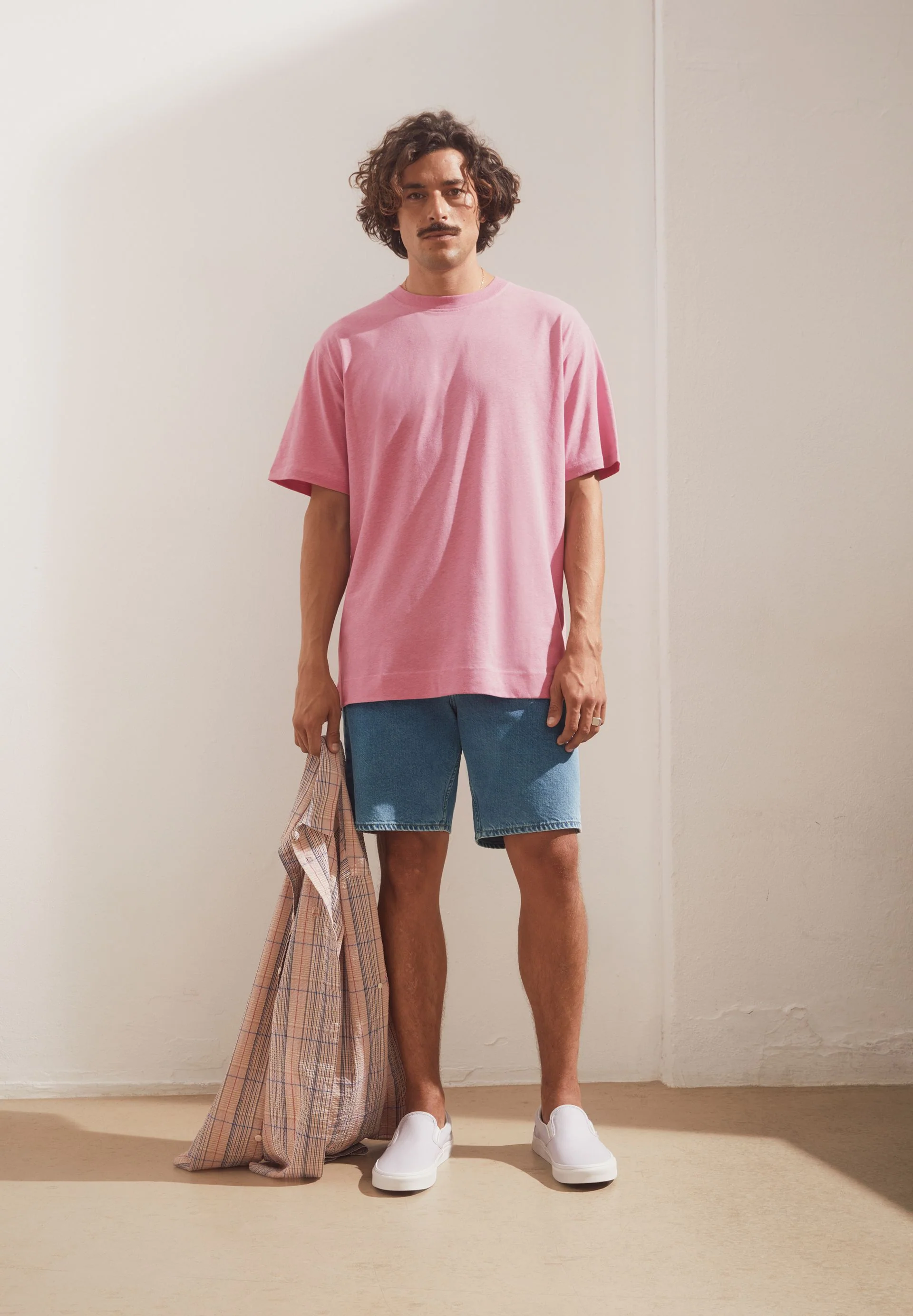 MAARKOS LEINEN-MIX T-SHIRT | washed berry - Image 4