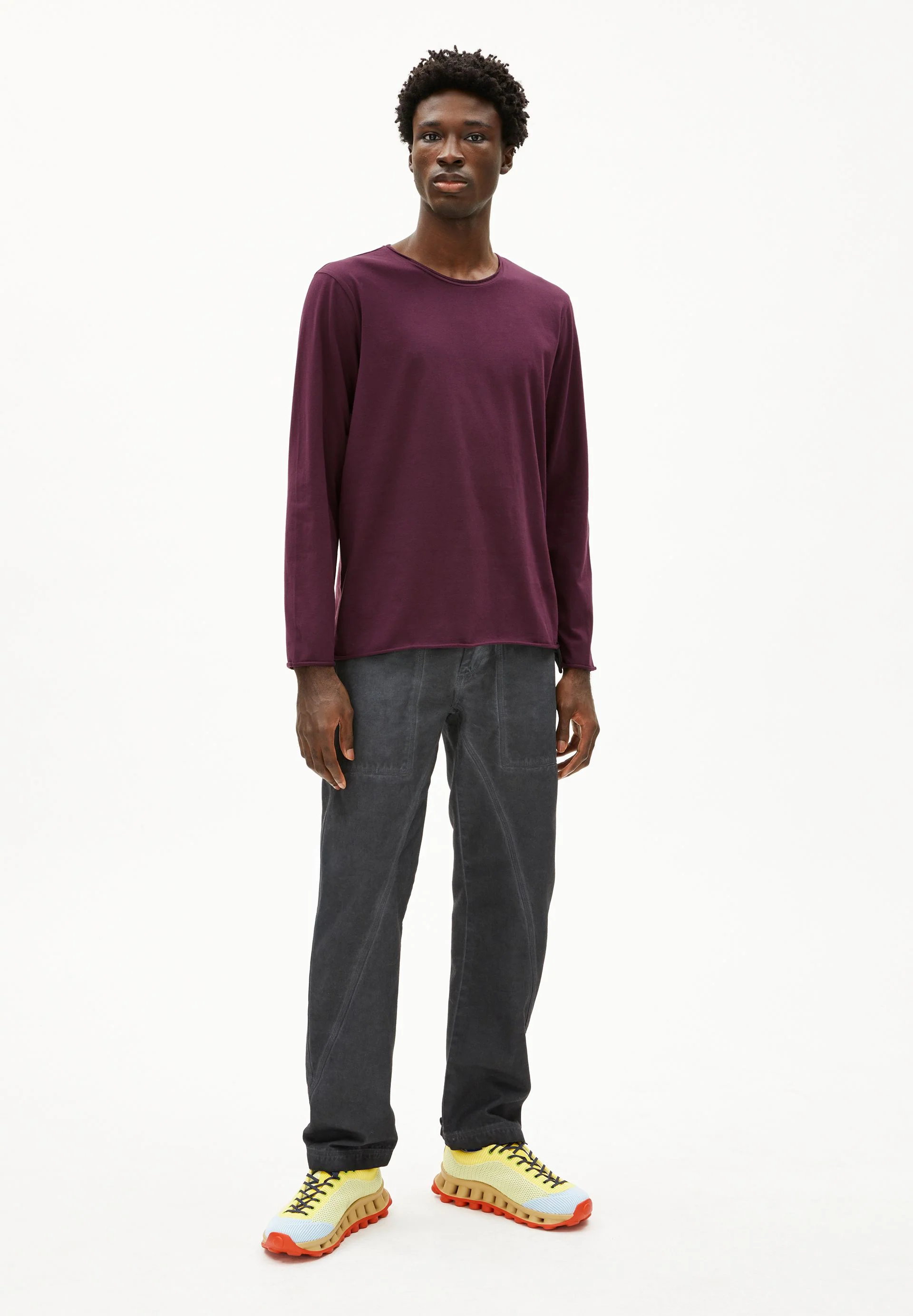 MAARKOS LS BRUSHED | dark cranberry - Image 5