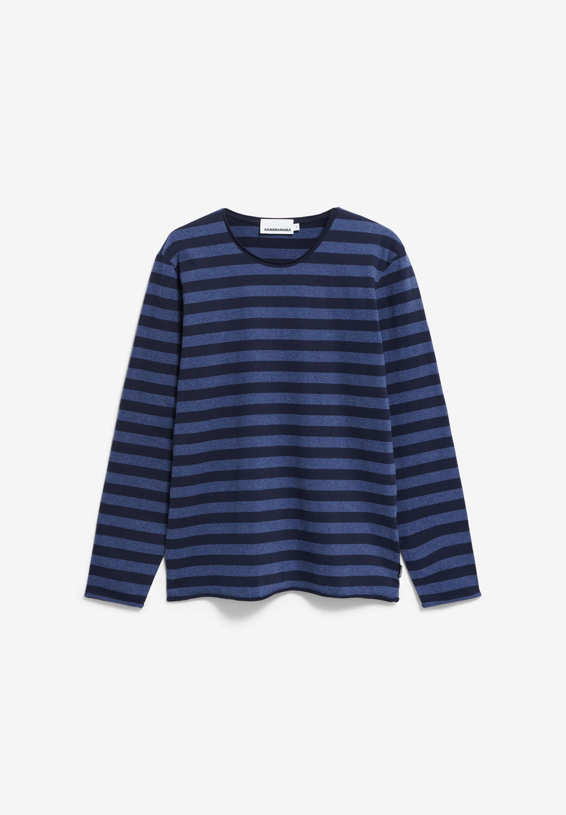 MAARKOS LS STRIPES BR | blue melange-night sky - Image 6