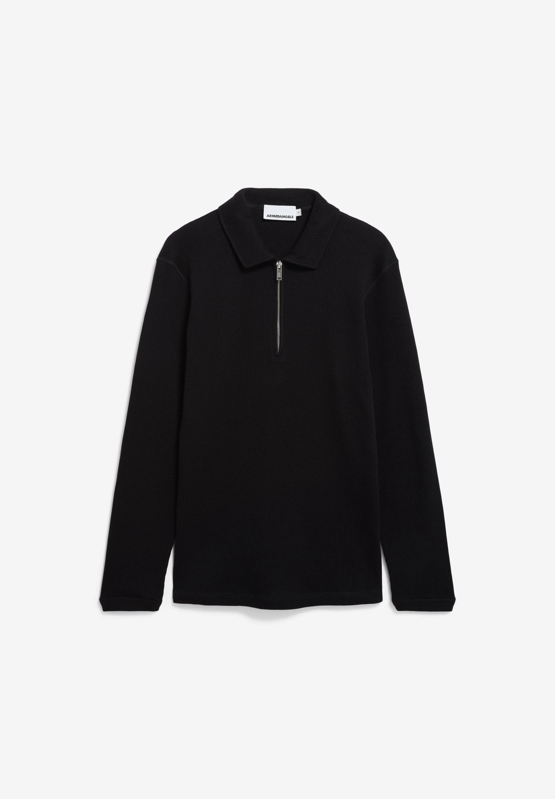 MAARKOS LS WAFFLE ZIP | black - Image 6