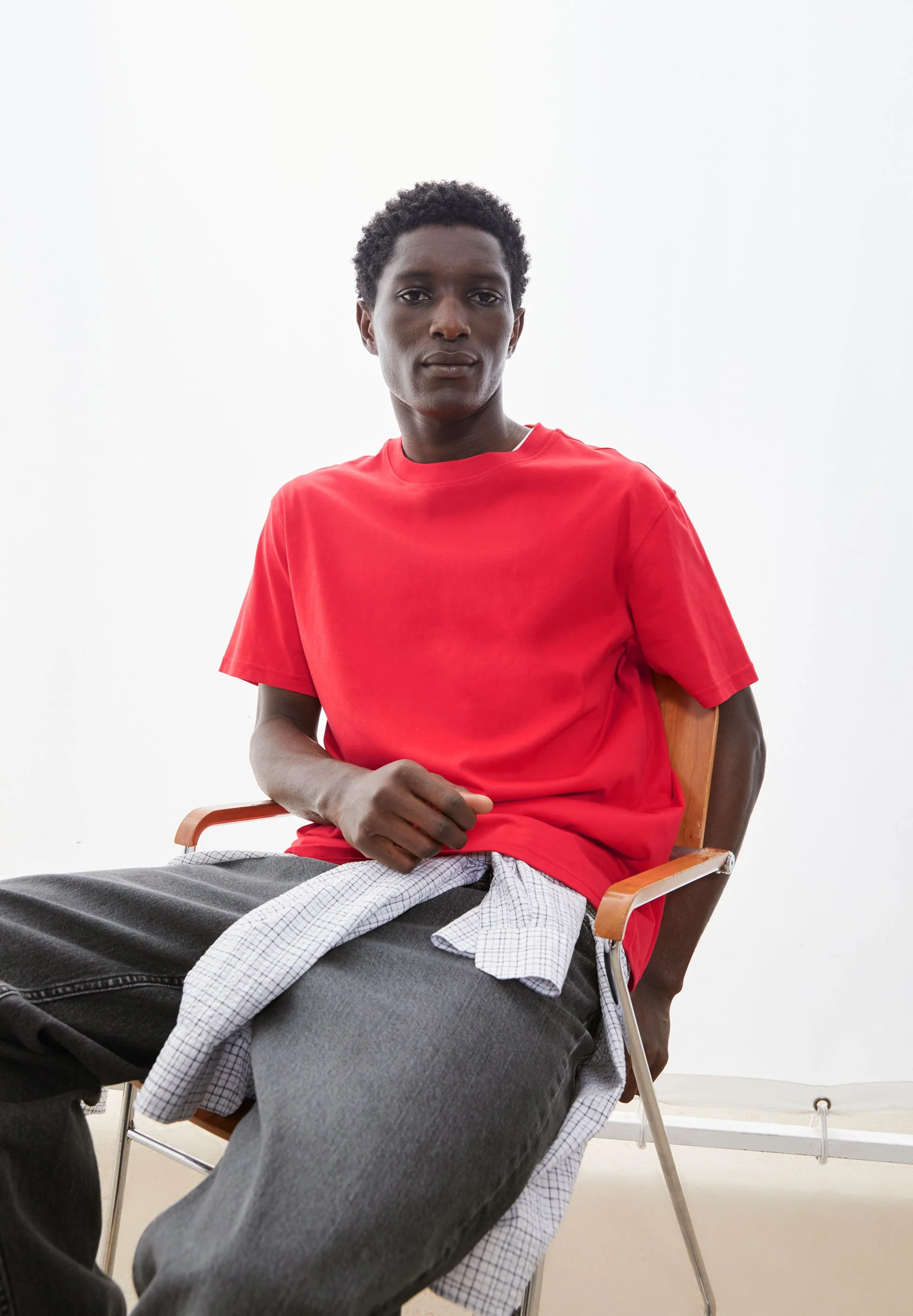 MAARKOS MID WEIGHT T-SHIRT | mars red - Image 4