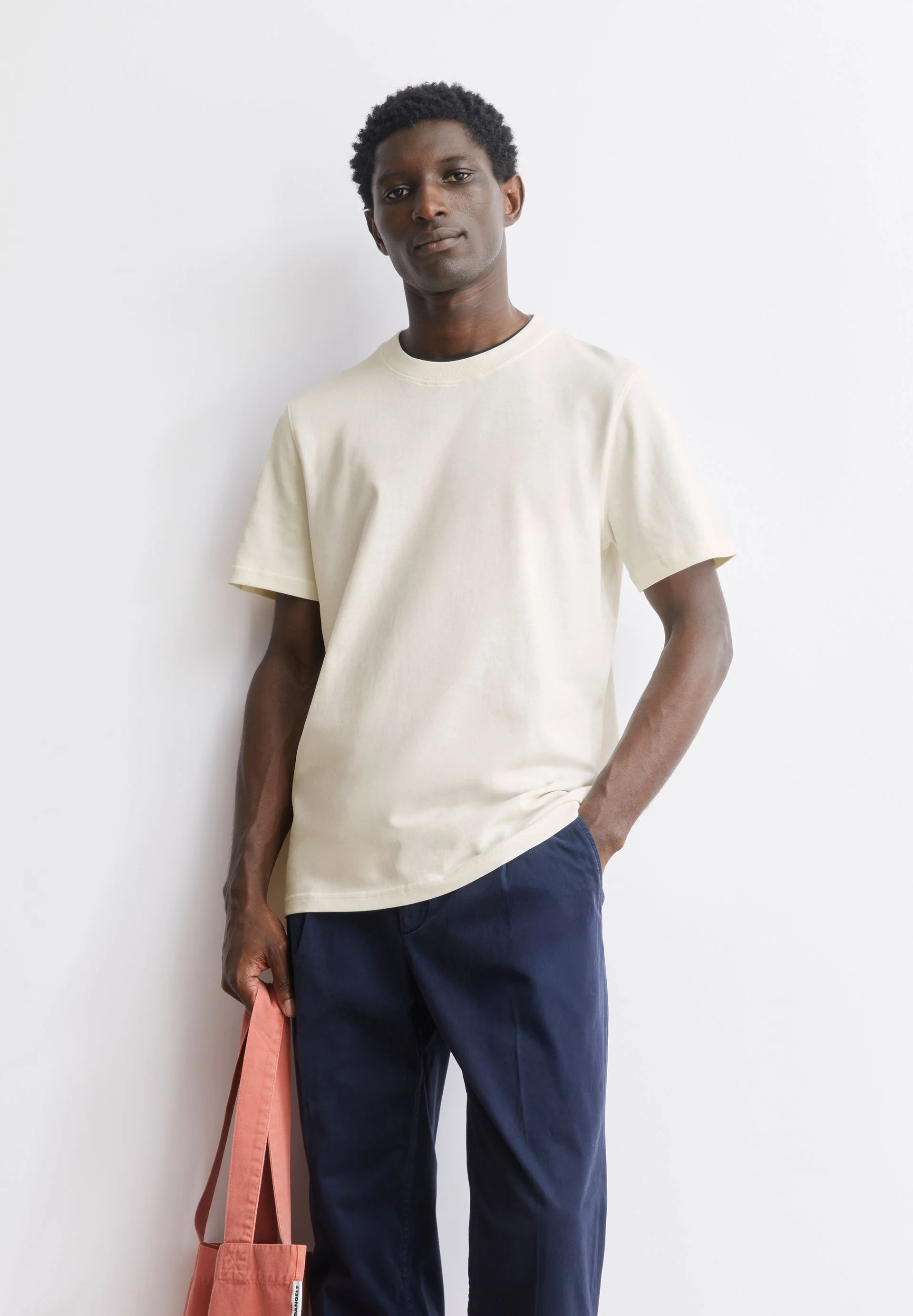 MAARKOS MID WEIGHT T-SHIRT | oatmilk - Image 4