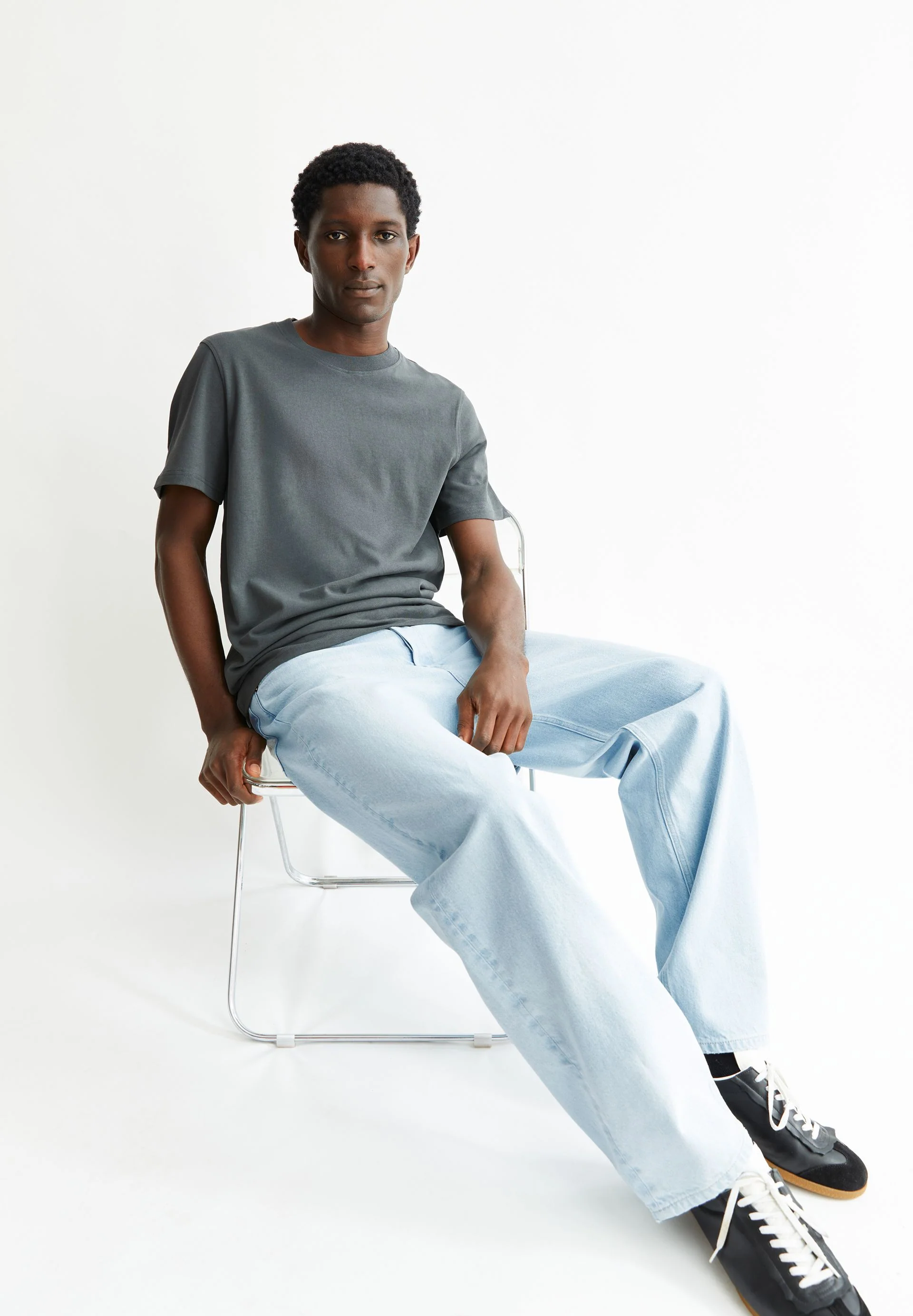 MAARKOS MID WEIGHT T-SHIRT | space steel - Image 4