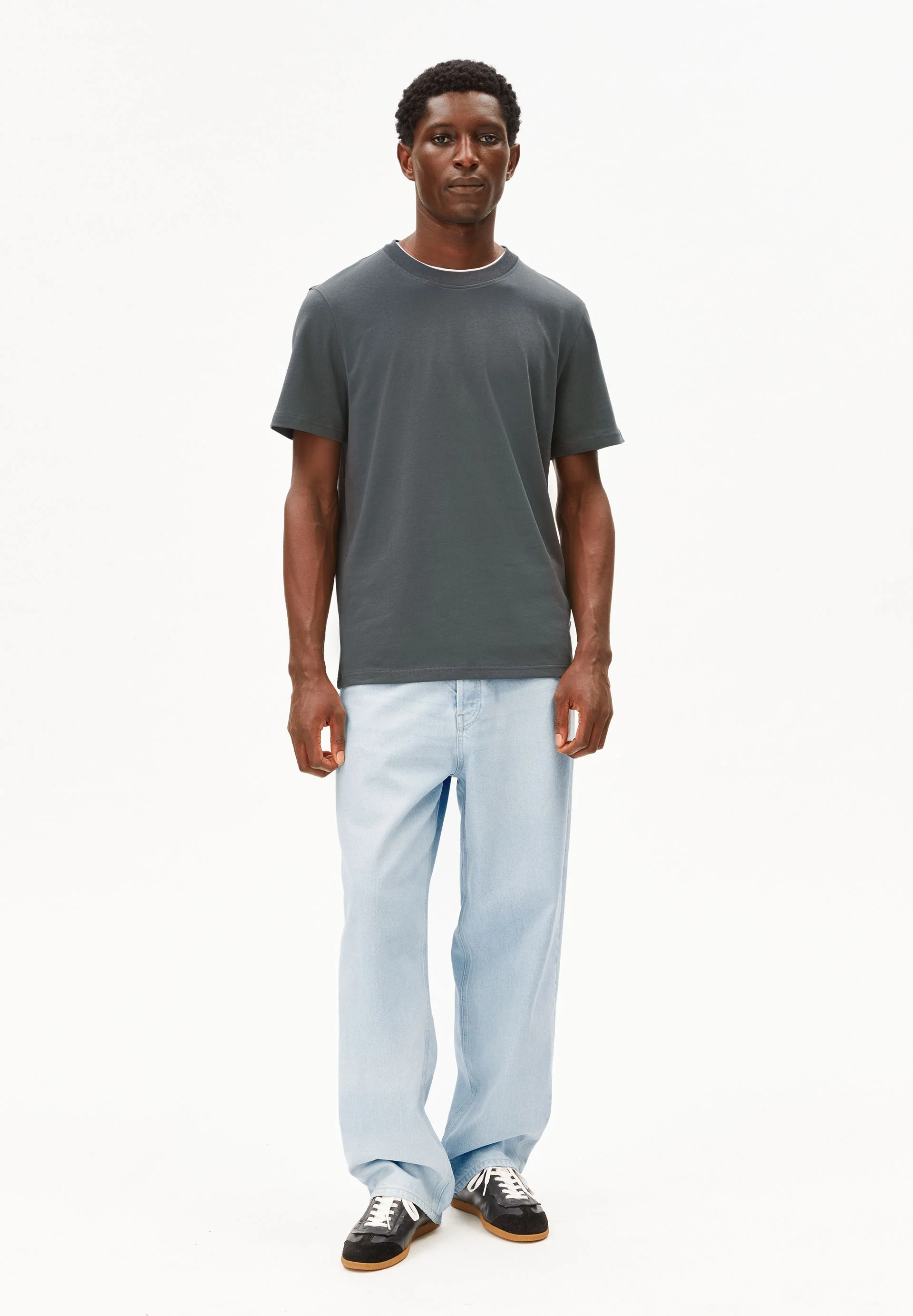 MAARKOS MID WEIGHT T-SHIRT | space steel - Image 5