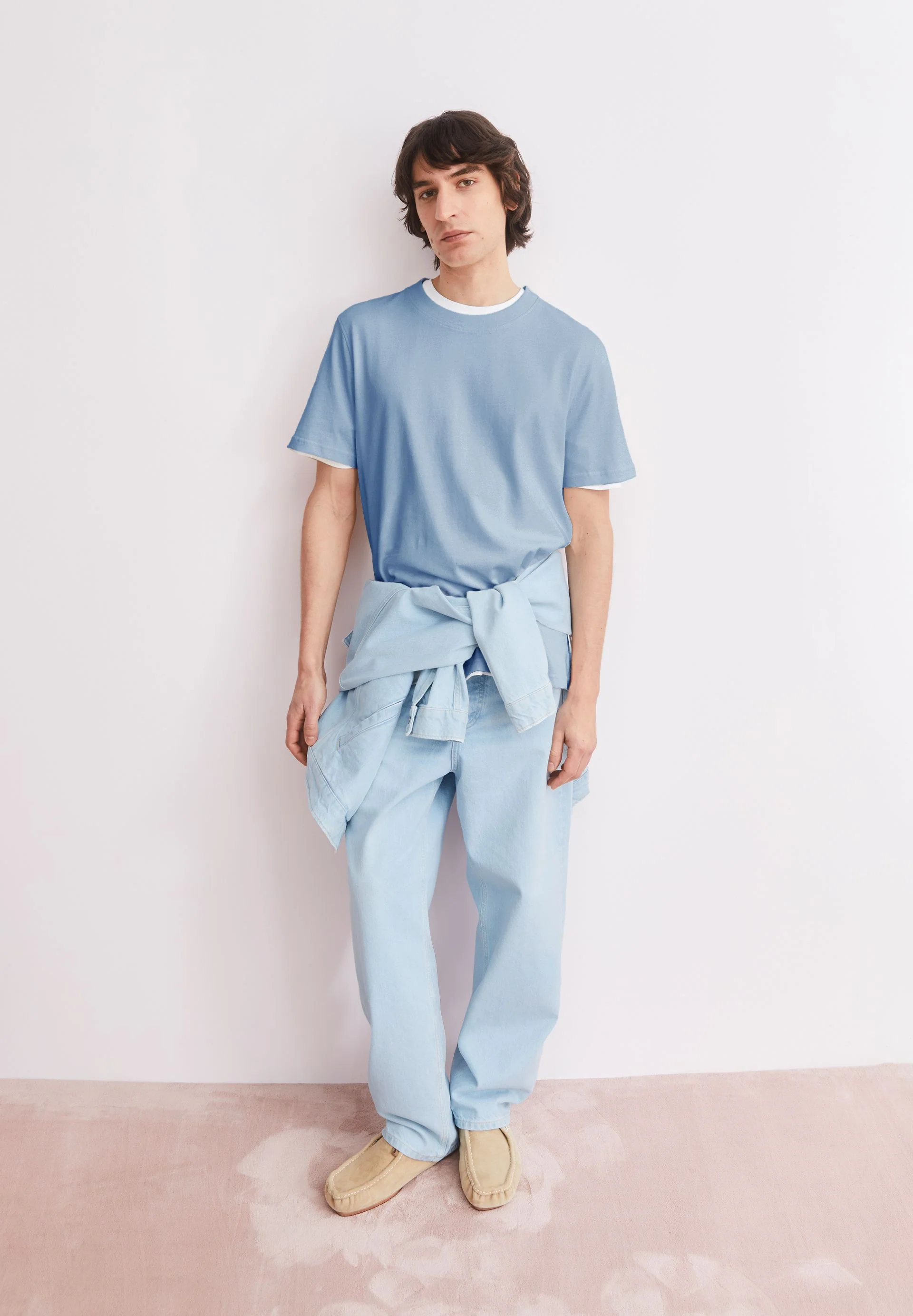 MAARKOS MID WEIGHT T-SHIRT | wedgwood - Image 4