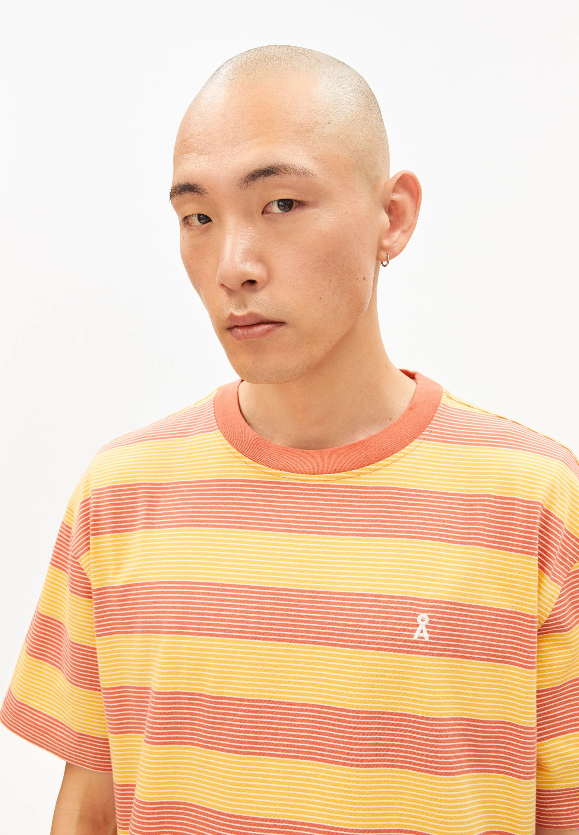 MAARKOS MULTI GESTREIFTES T-SHIRT | sunflower-tabasco red - Image 3