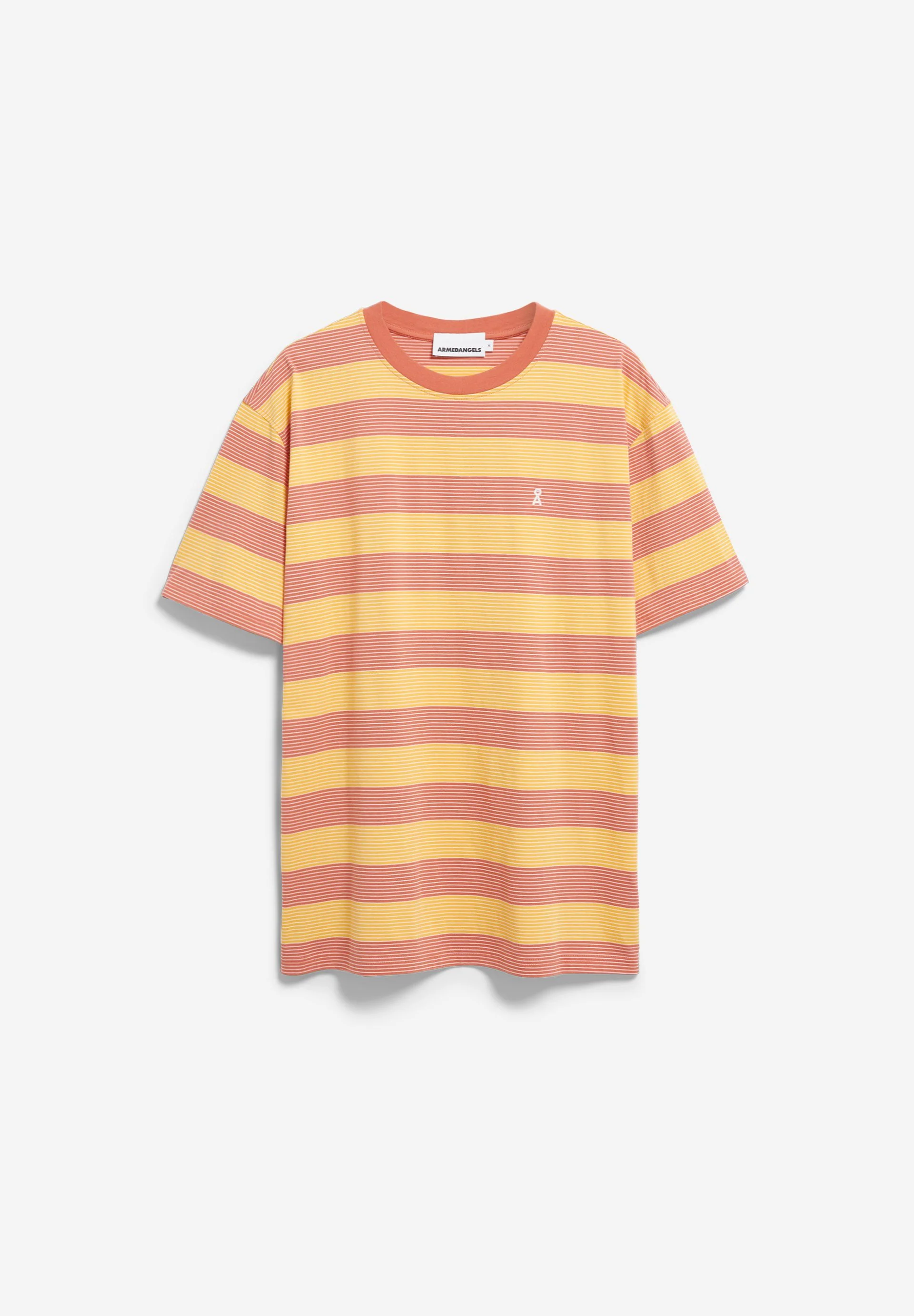 MAARKOS MULTI GESTREIFTES T-SHIRT | sunflower-tabasco red - Image 6