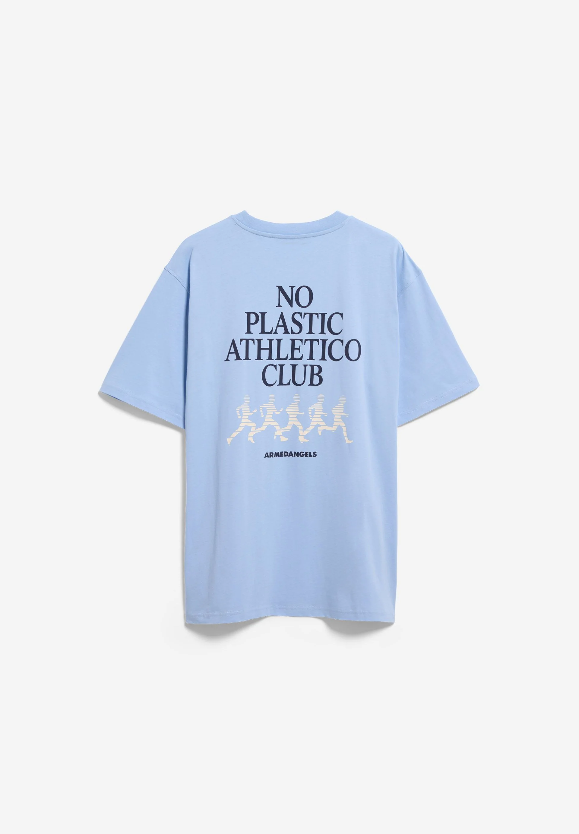 MAARKOS NO PLASTIC T-SHIRT | wedgwood - Image 6