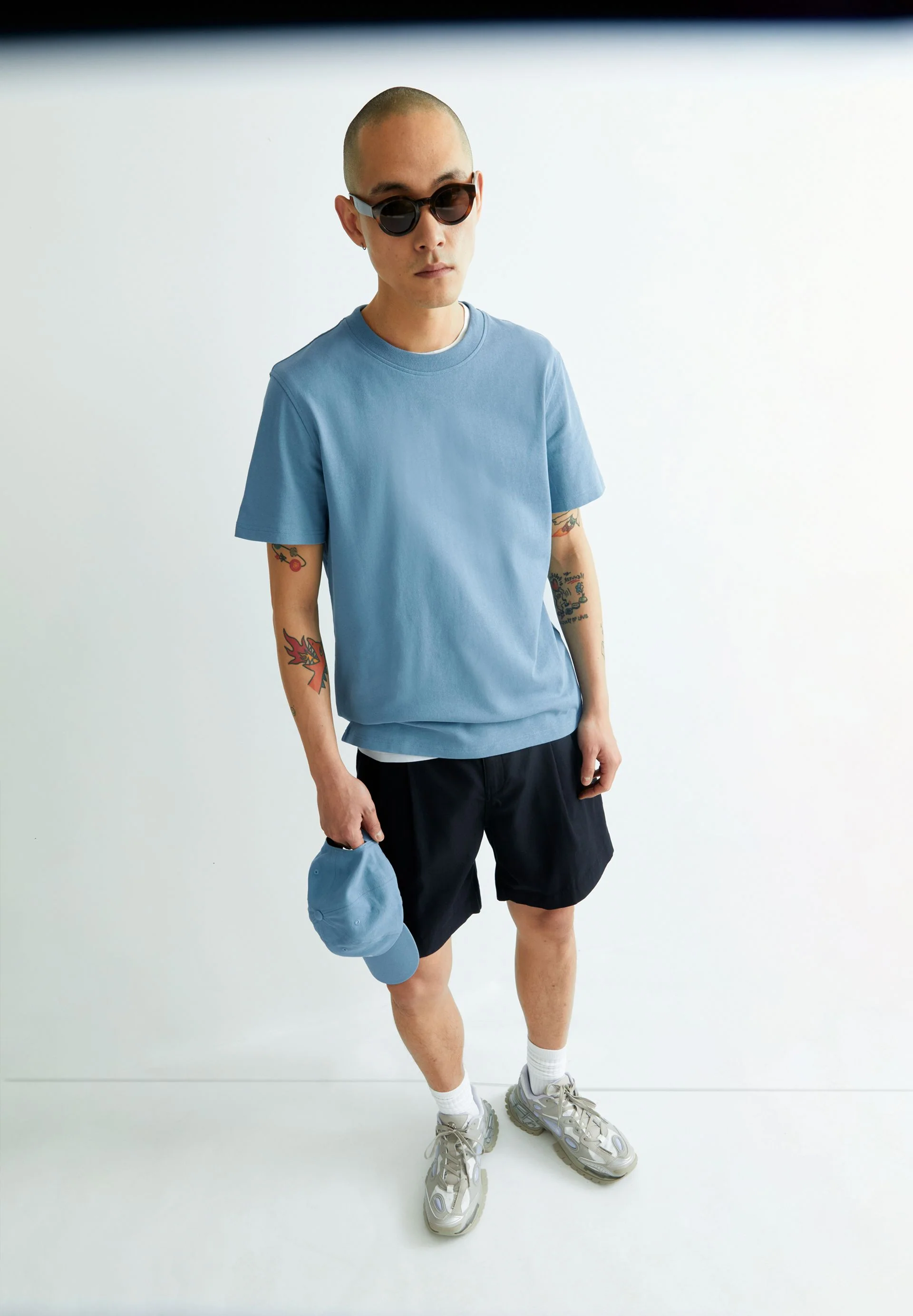 MAARKOS T-SHIRT | pigment blue - Image 4