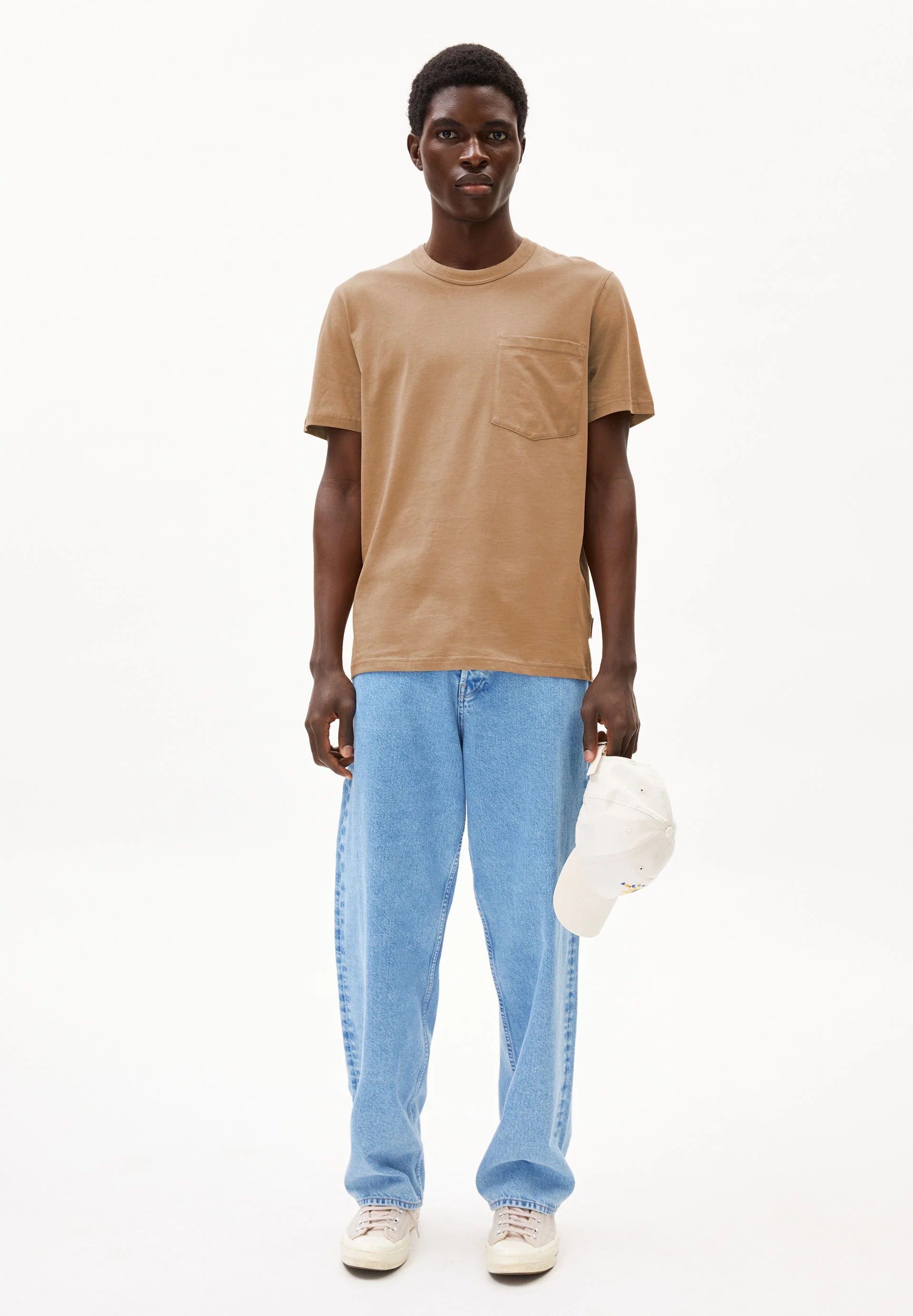 MAARKOS POCKET T-SHIRT | pale umber - Image 5