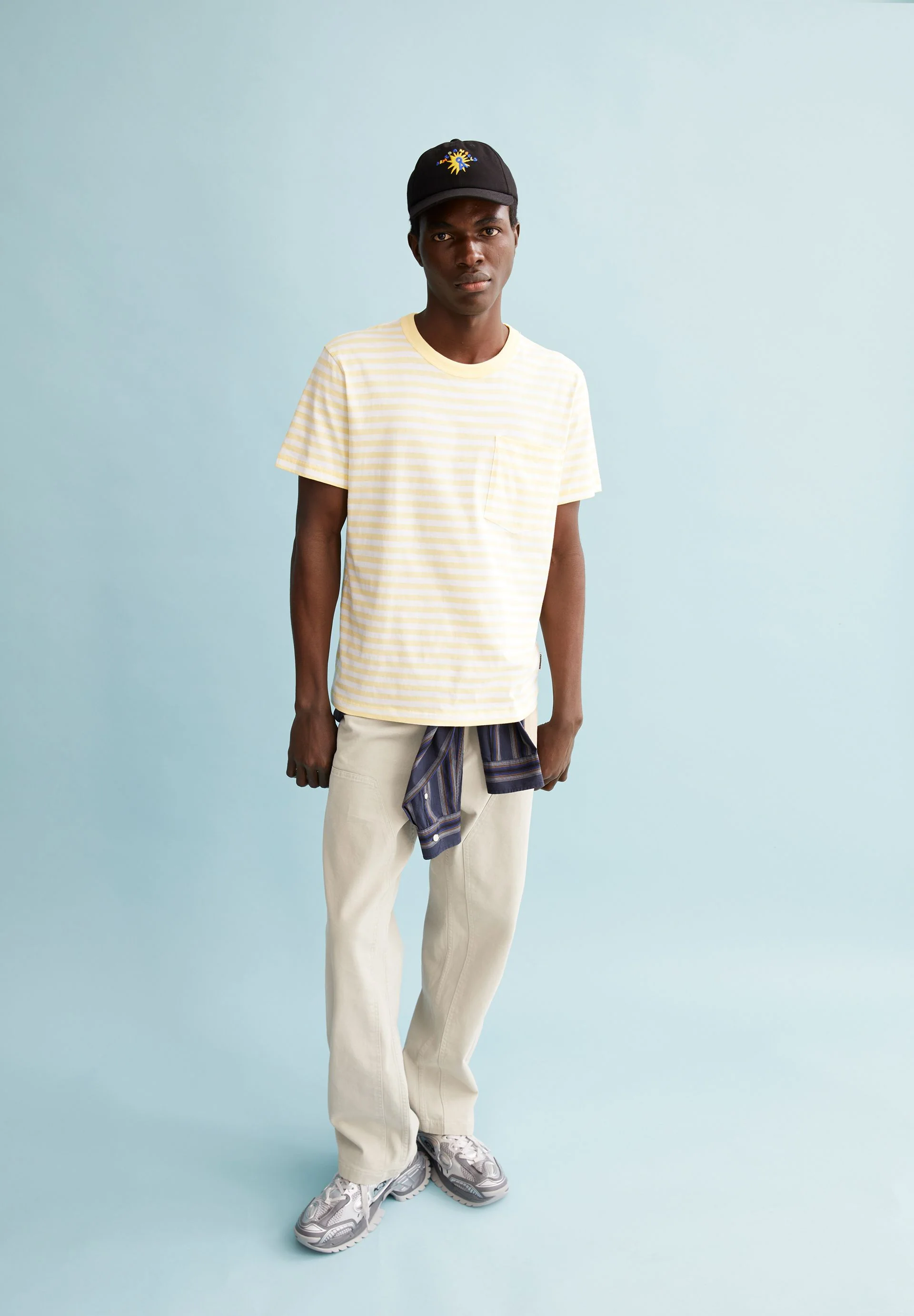 MAARKOS POCKET STRIPES | early yellow-broken white - Image 4