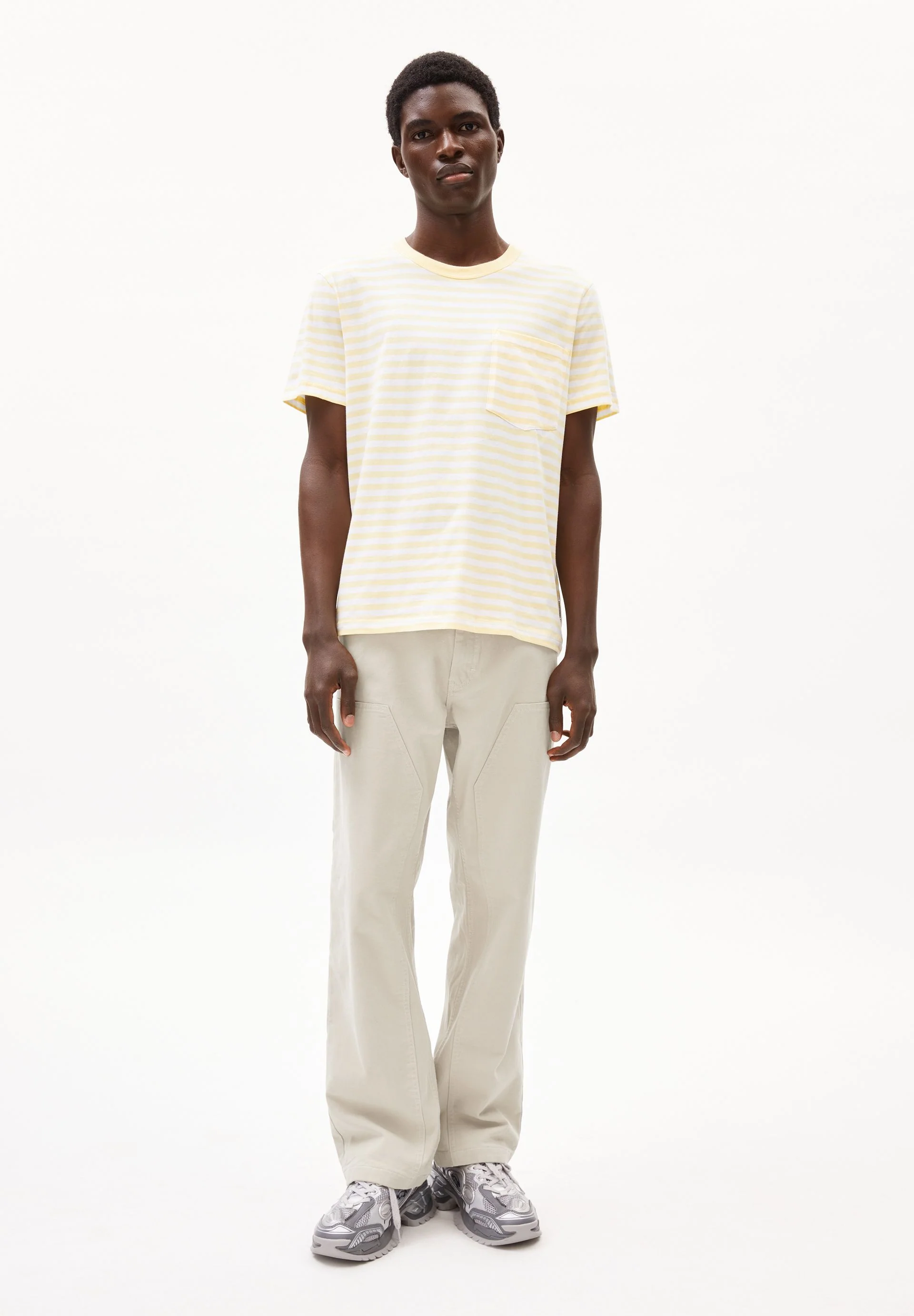 MAARKOS POCKET STRIPES | early yellow-broken white - Image 5