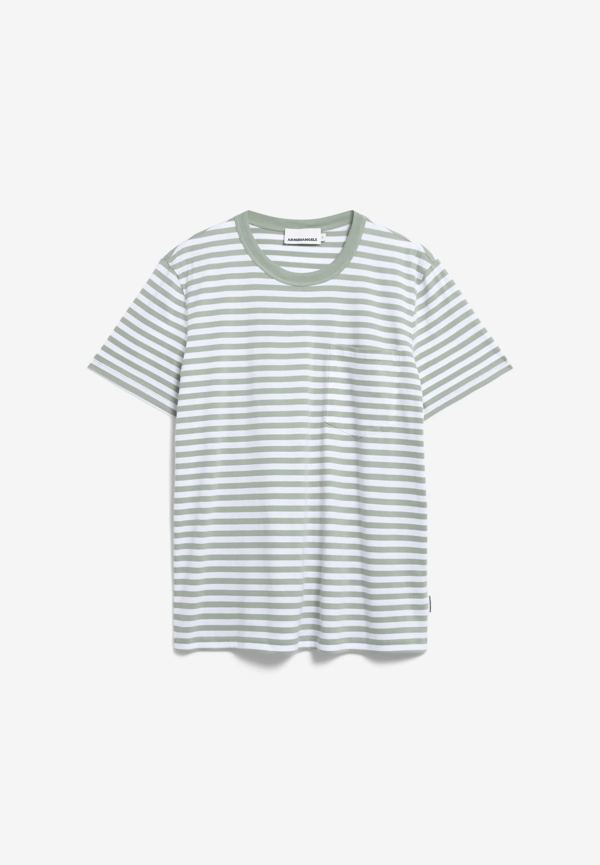 MAARKOS POCKET STRIPES | seagreen-broken white - Image 6