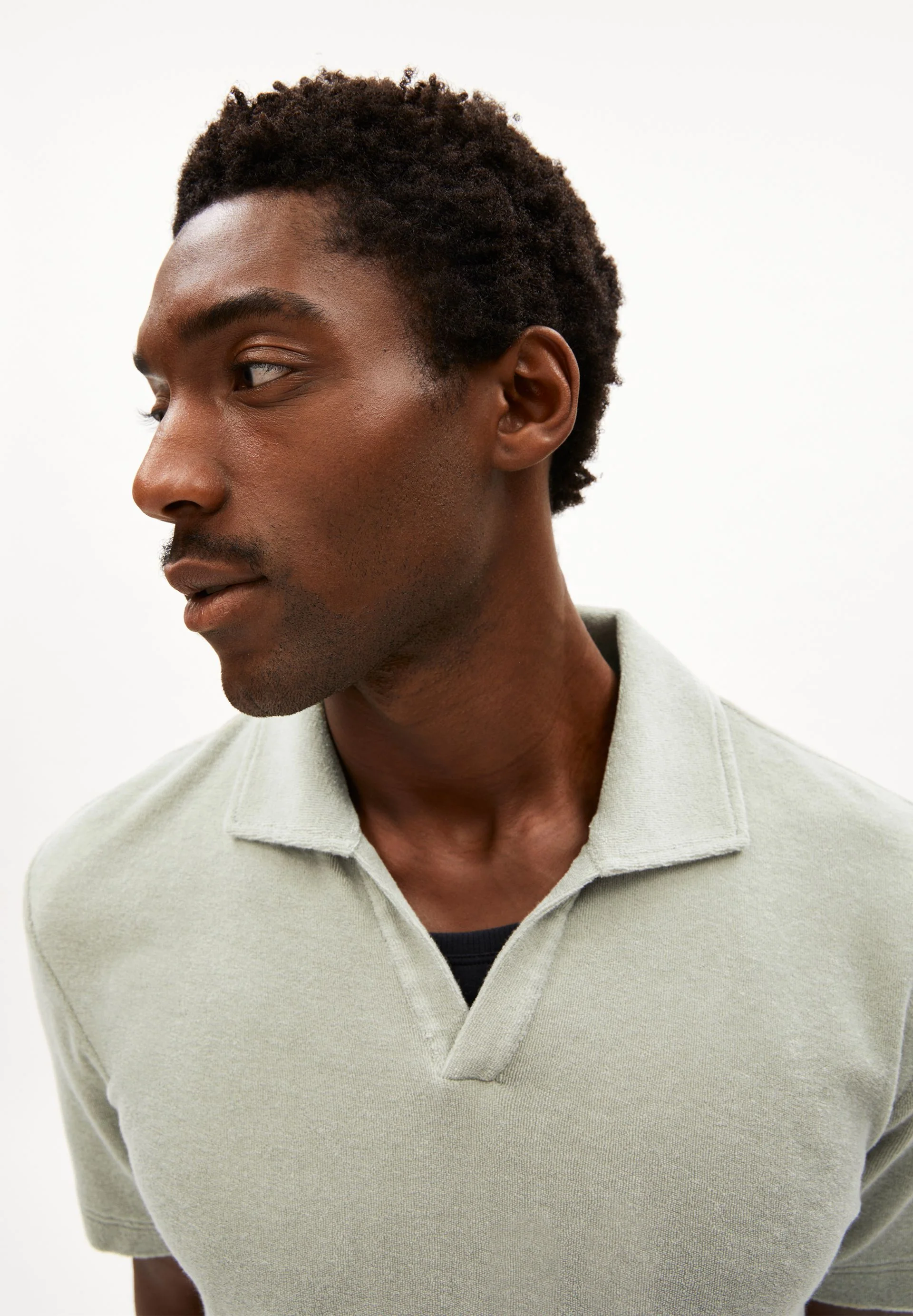 MAARKOS POLO TERRY | seagreen - Image 3