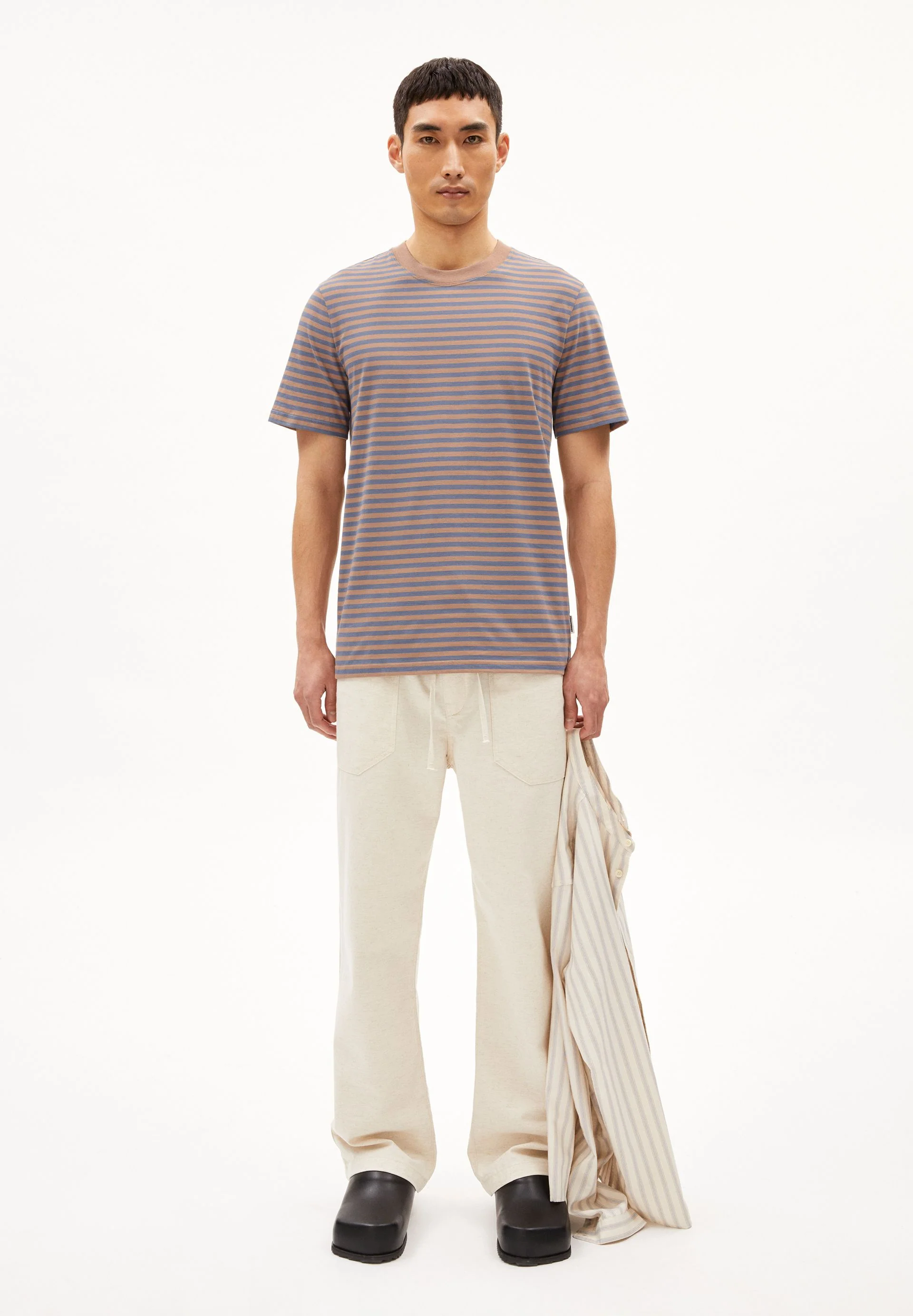 MAARKOS STRIPES | cinnamon dust-blue stone - Image 5