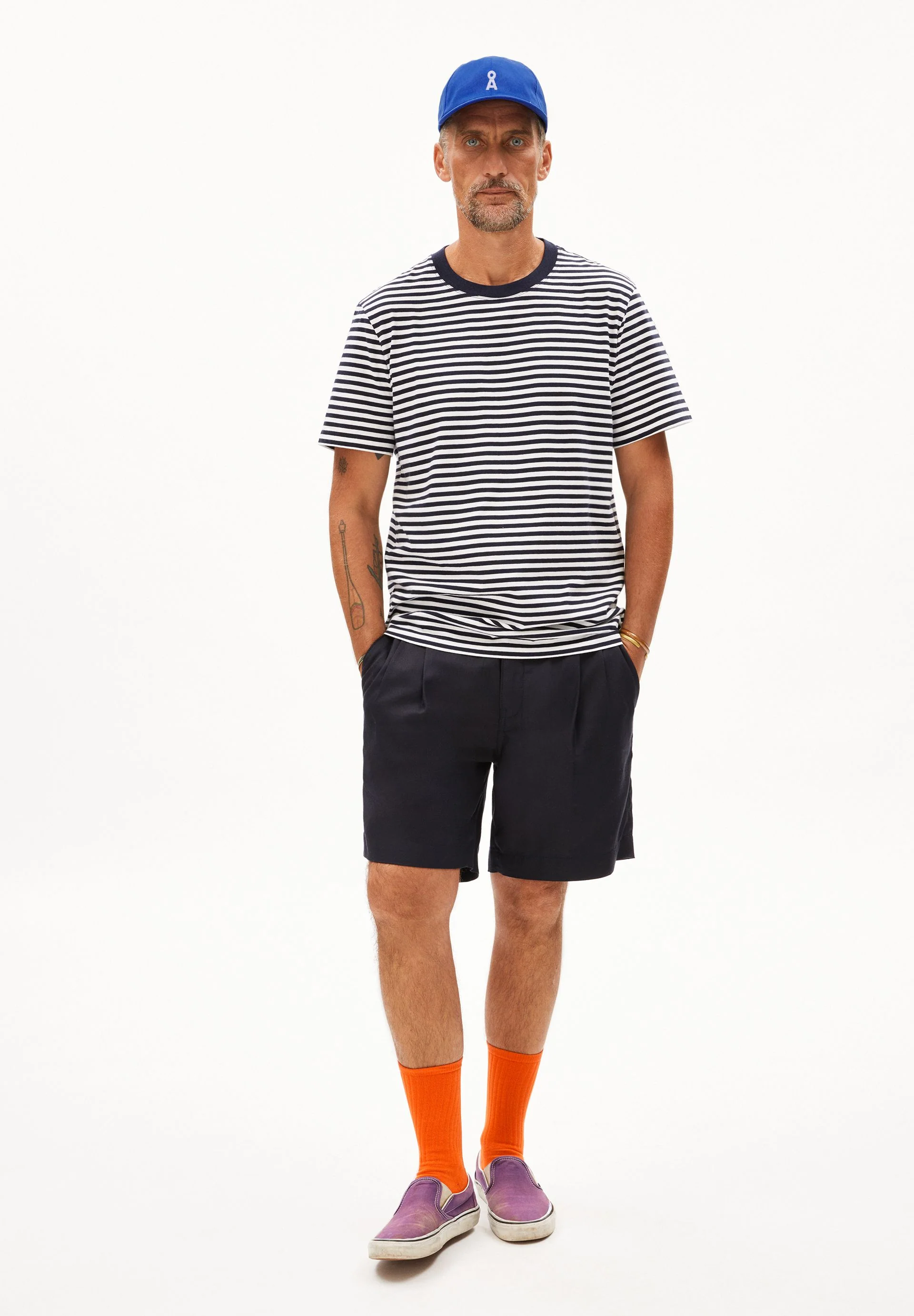 MAARKOS STRIPES | night sky-white - Image 5