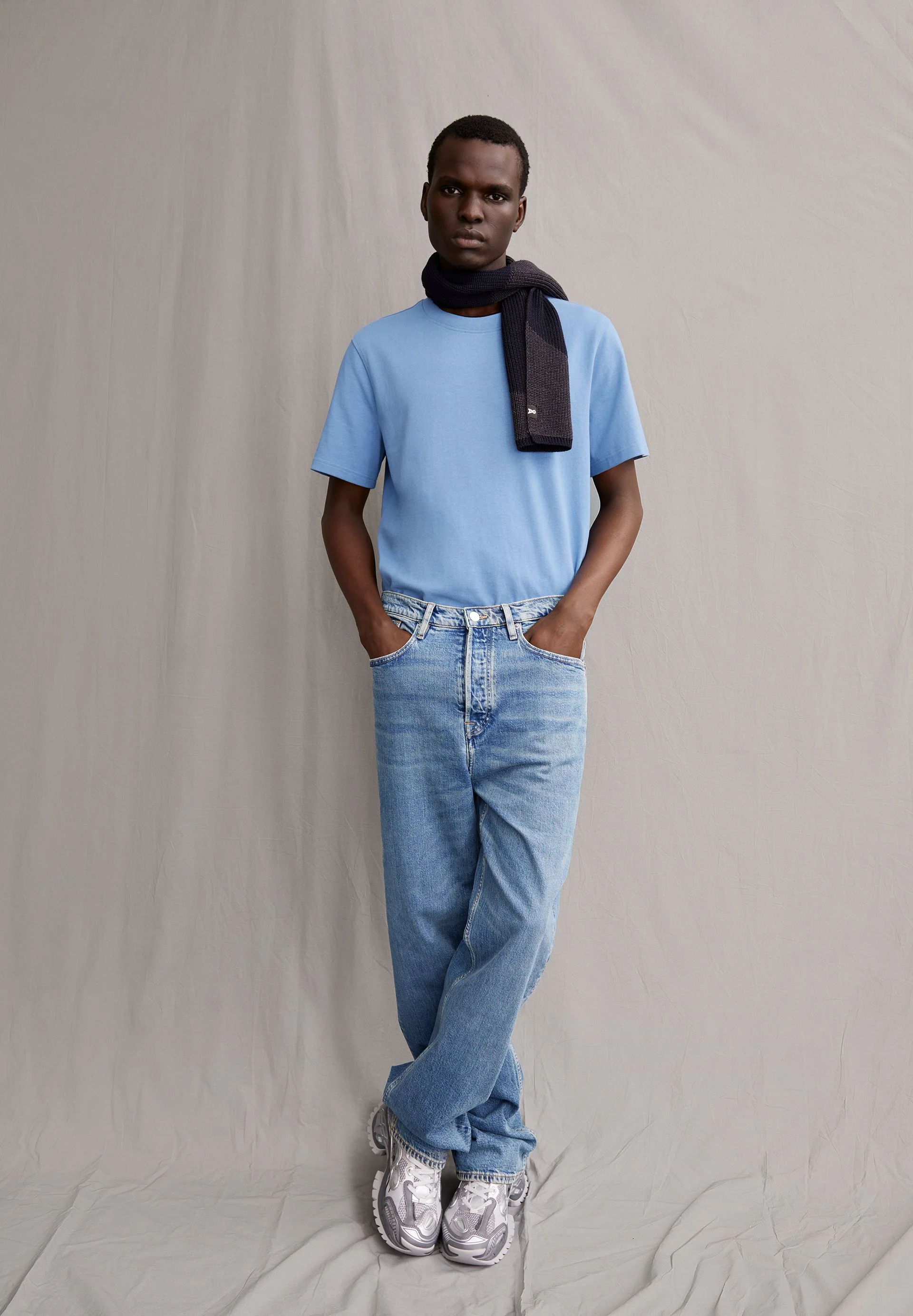 MAARKOS T-SHIRT | vintage blue - Image 4
