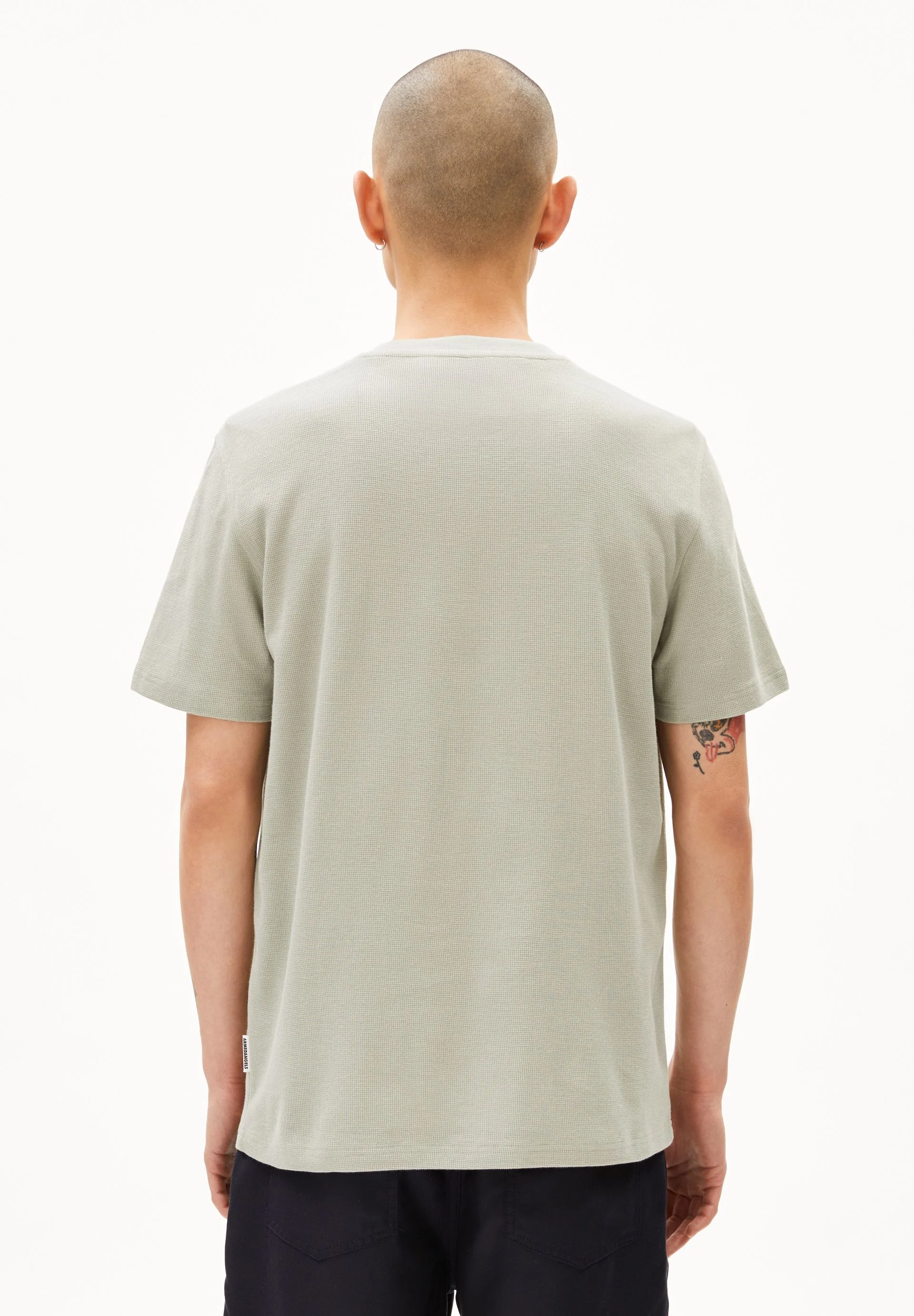 MAARKOS WAFFLE T-SHIRT | seagreen - Image 2