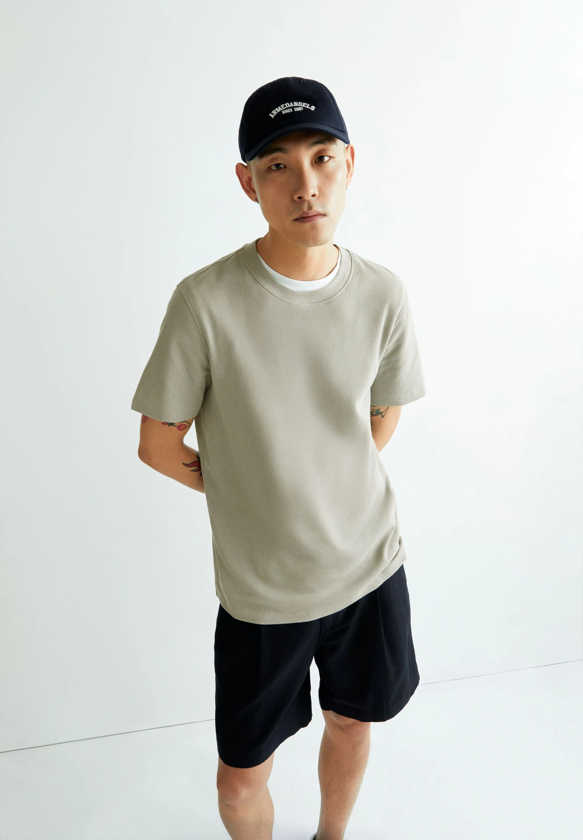 MAARKOS WAFFLE T-SHIRT | seagreen - Image 4