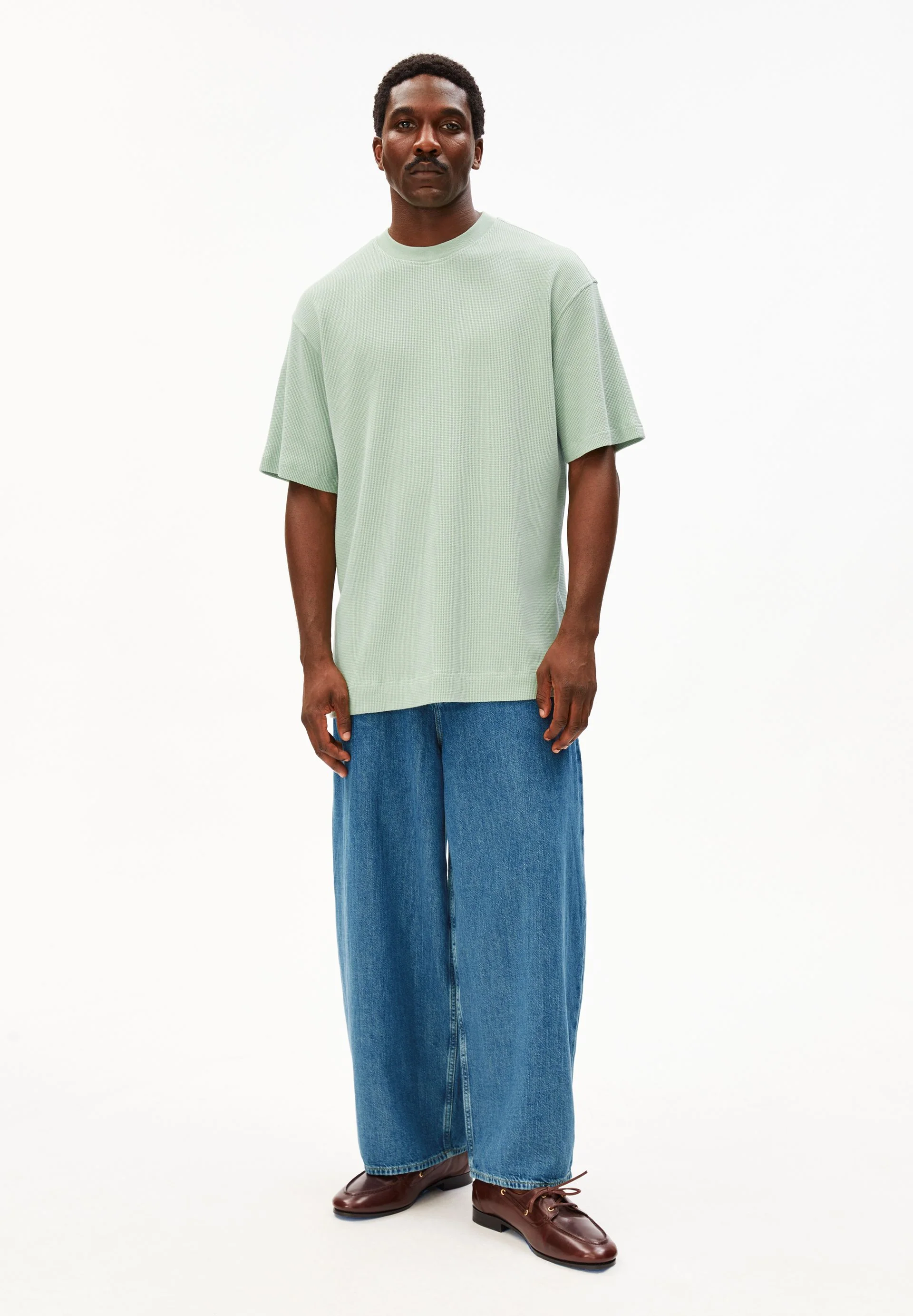 MAARKOS WAFFLE T-SHIRT | foam - Image 5