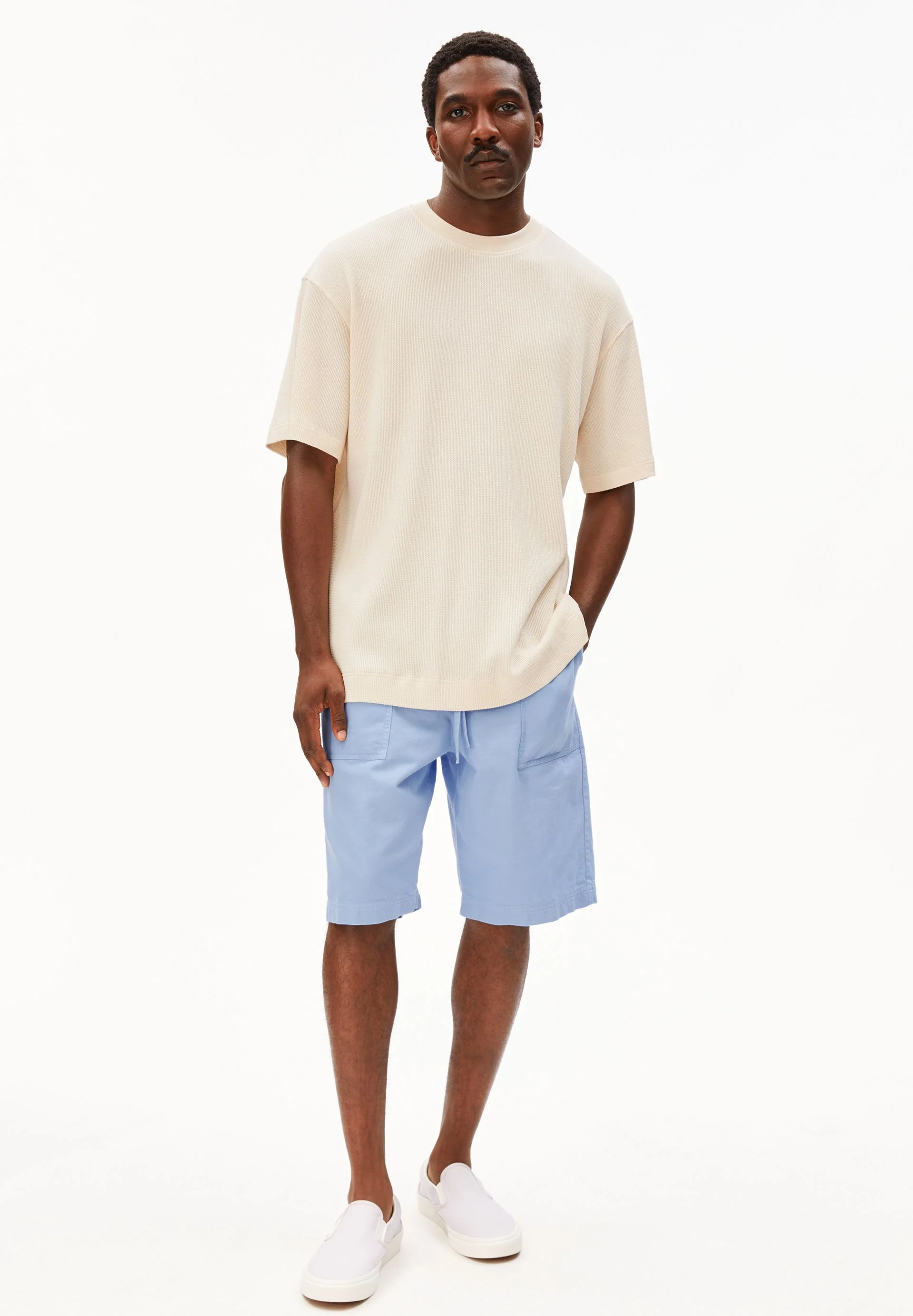 MAARKOS WAFFLE T-SHIRT | pure - Image 5