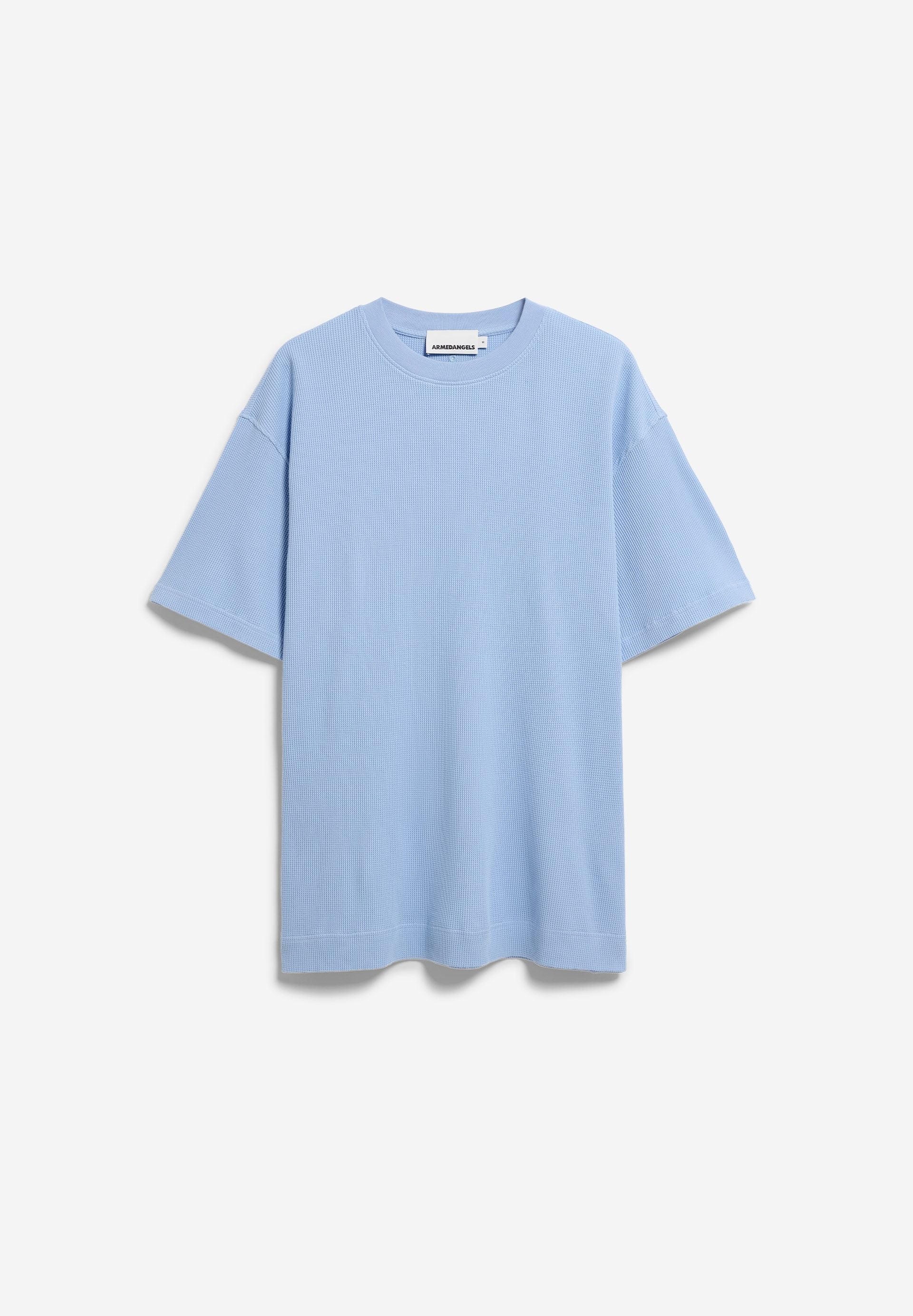 MAARKOS WAFFLE T-SHIRT | wedgwood - Image 6