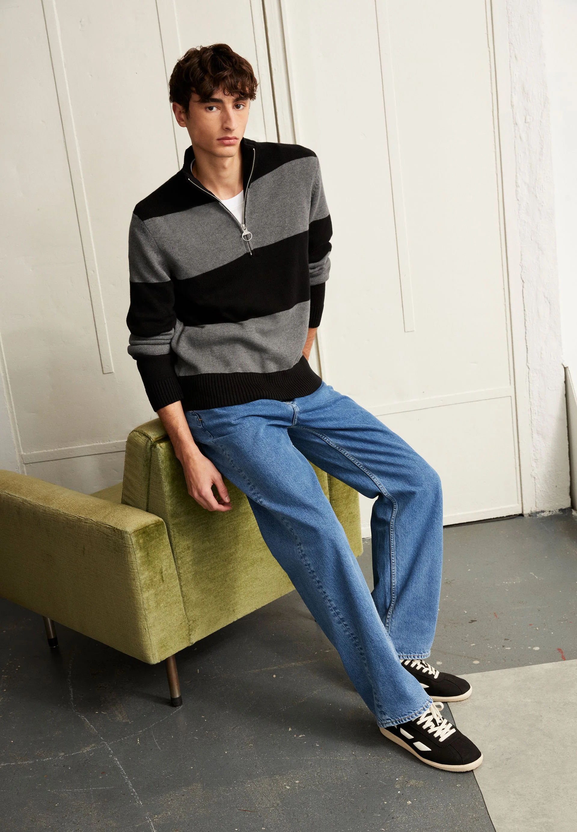 MAAURES | black-mid grey melange - Image 4