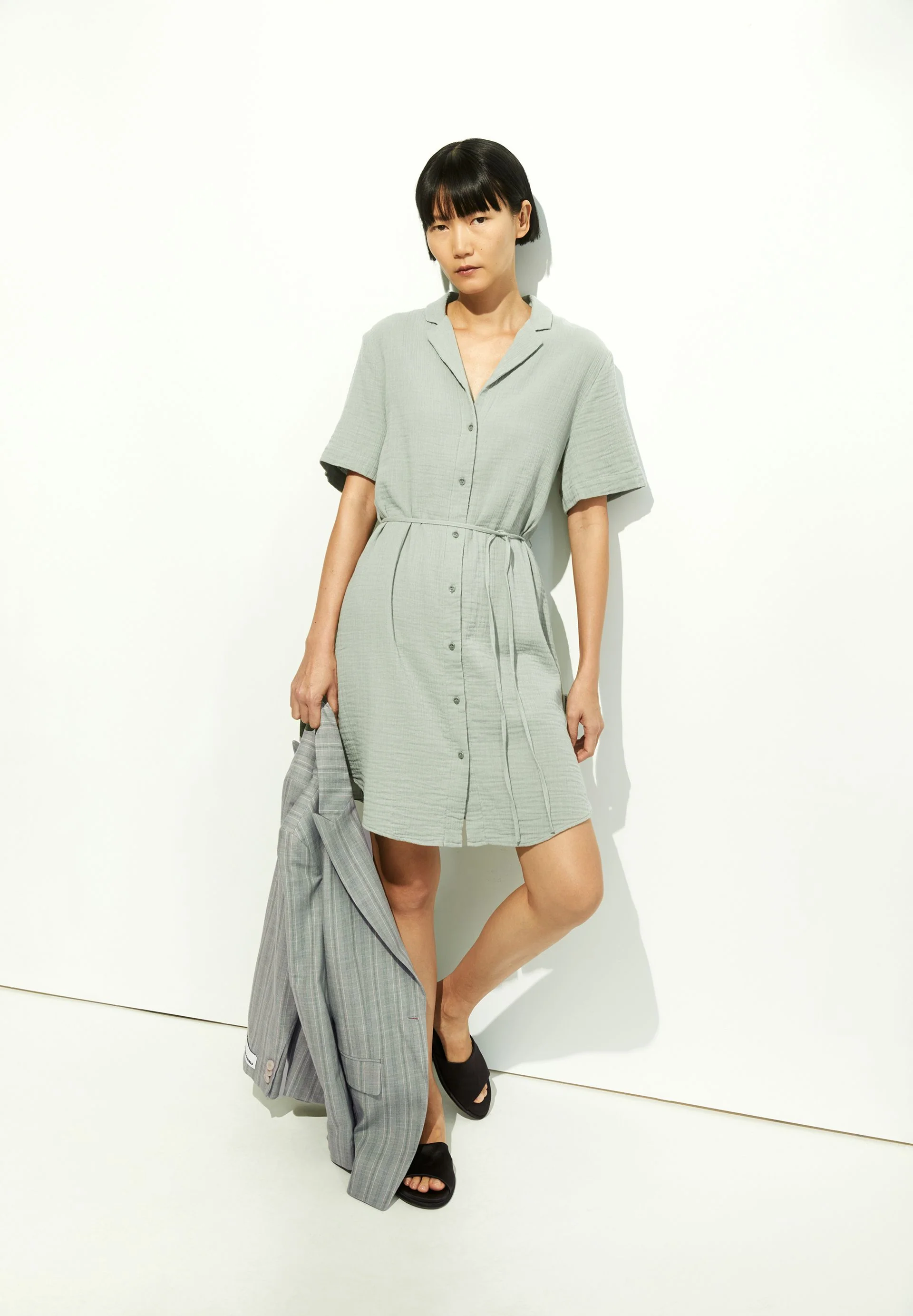 MABELAA MUSSELIN | seagreen - Image 4