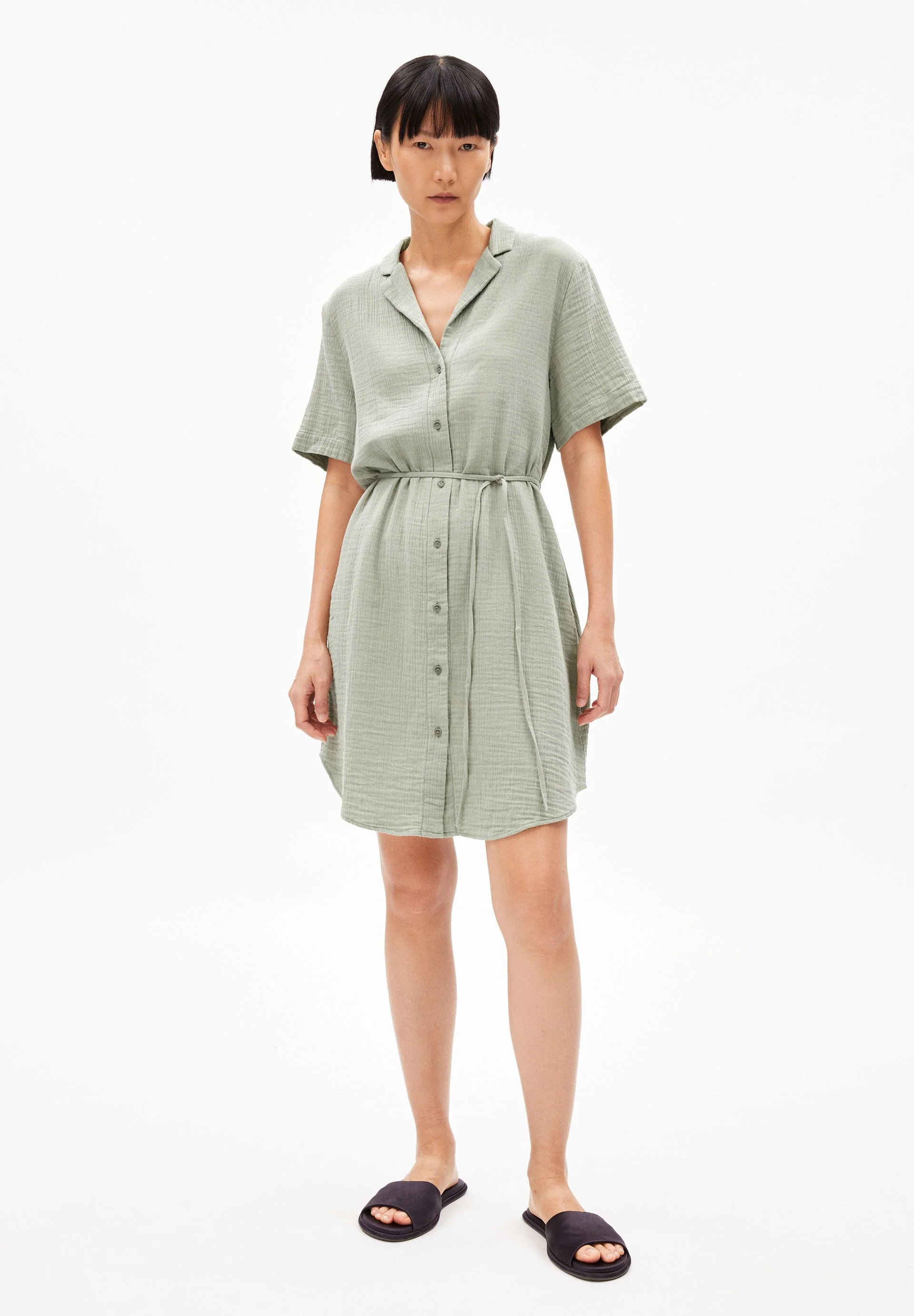 MABELAA MUSSELIN | seagreen - Image 5
