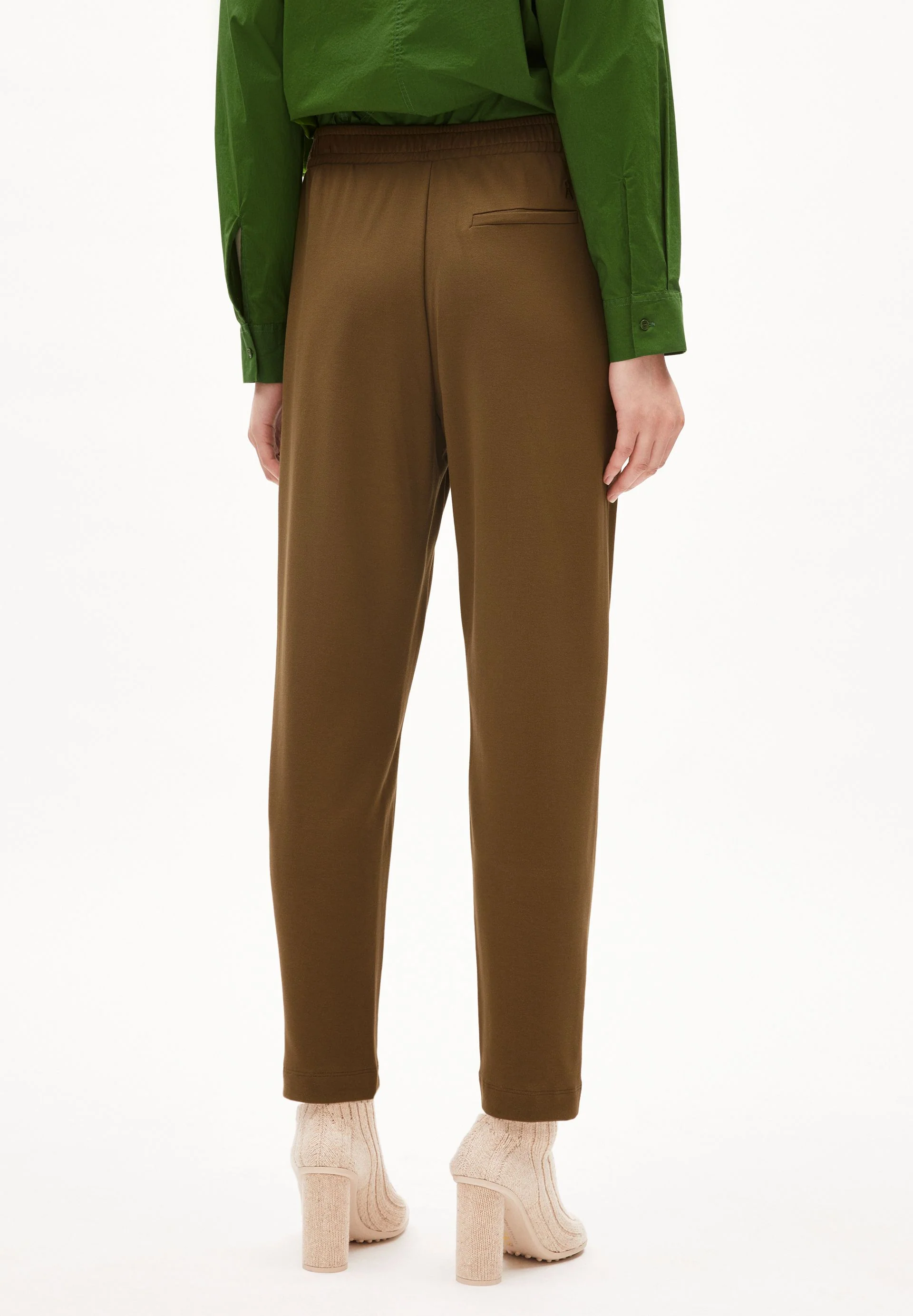 MAGDAALENA JERSEYHOSE | dried moss - Image 2