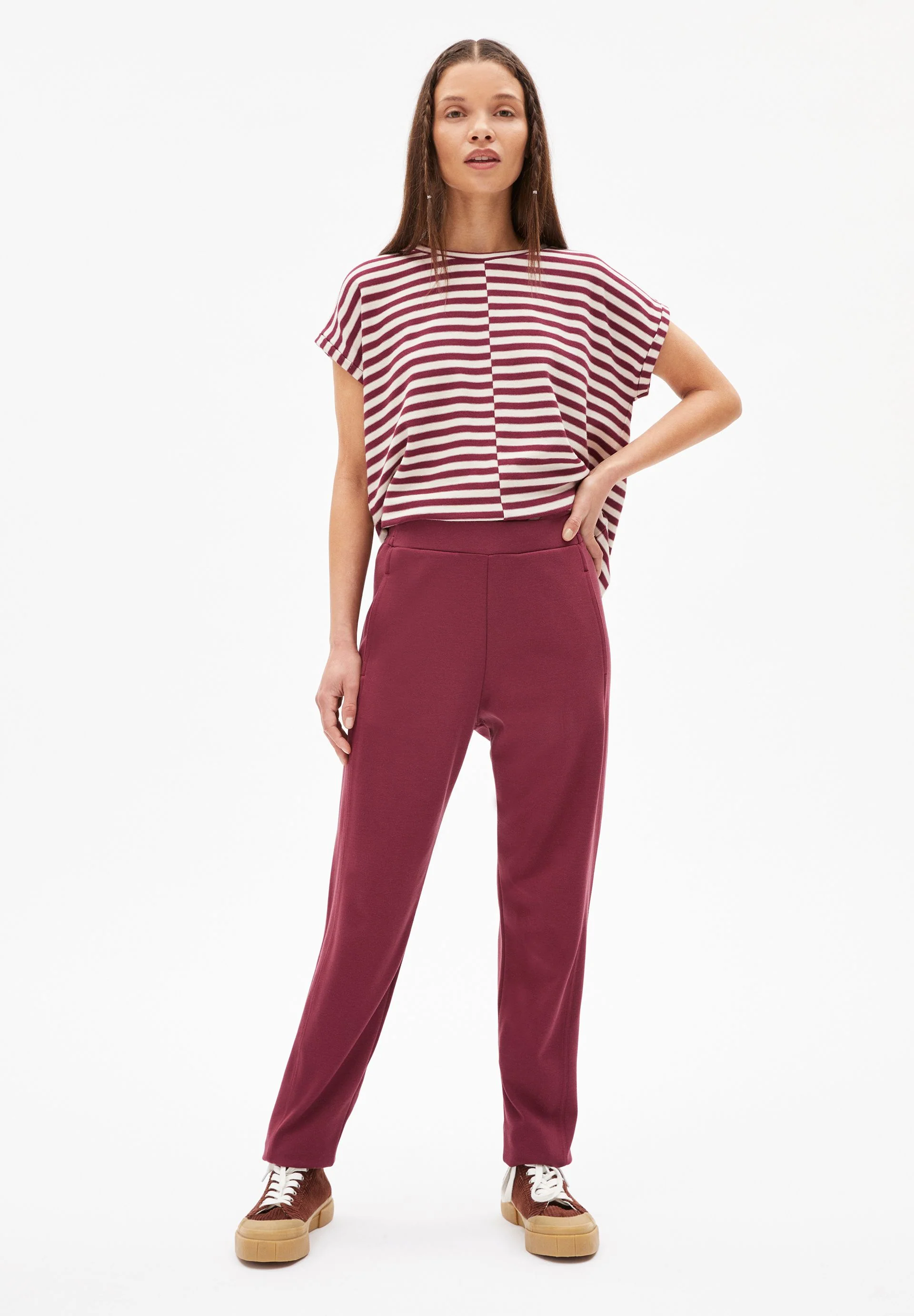 MAGDAALENA JERSEYHOSE | ruby red - Image 5