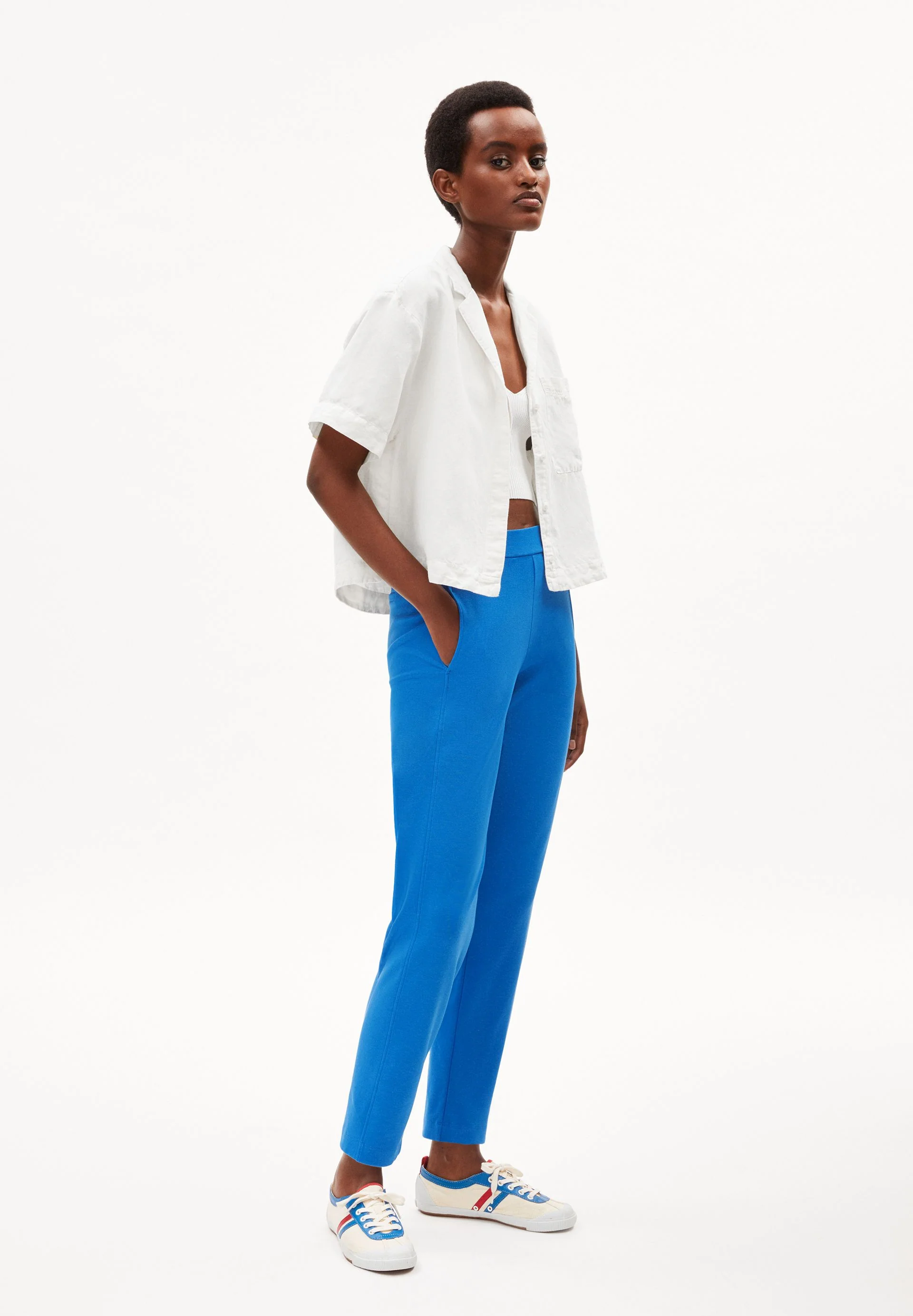 MAGDAALENA JERSEYHOSE | warm blue - Image 5