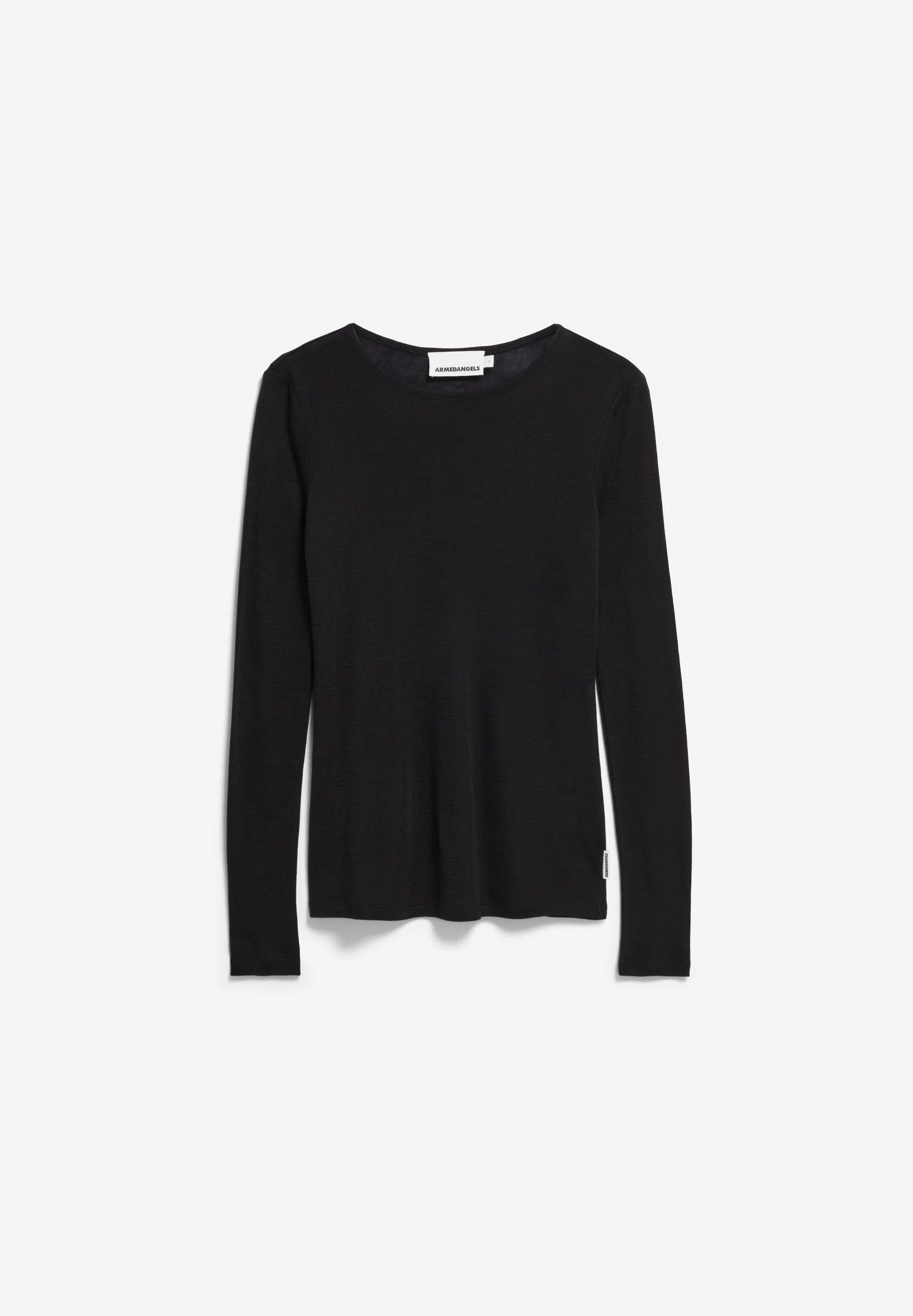 MAIAA WOLL-MIX LANGARMSHIRT | black - Image 6