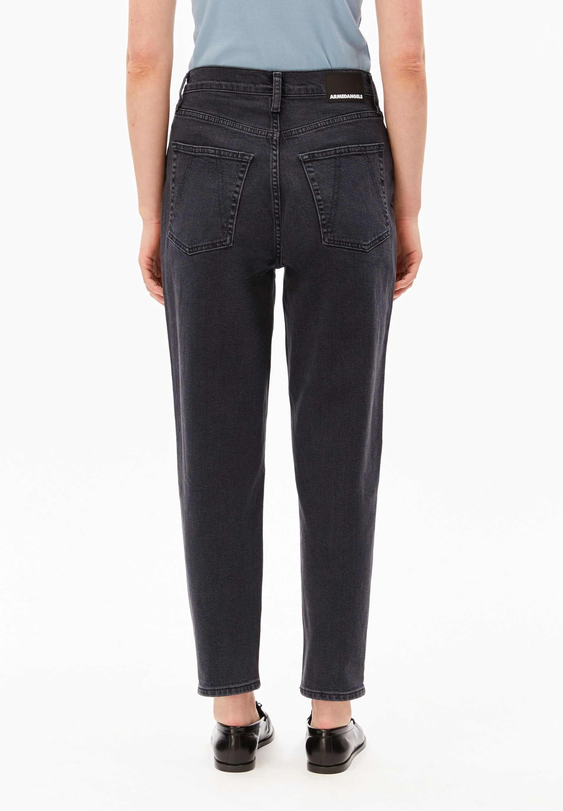 MAIRAA MOM JEANS | ebony - Image 2