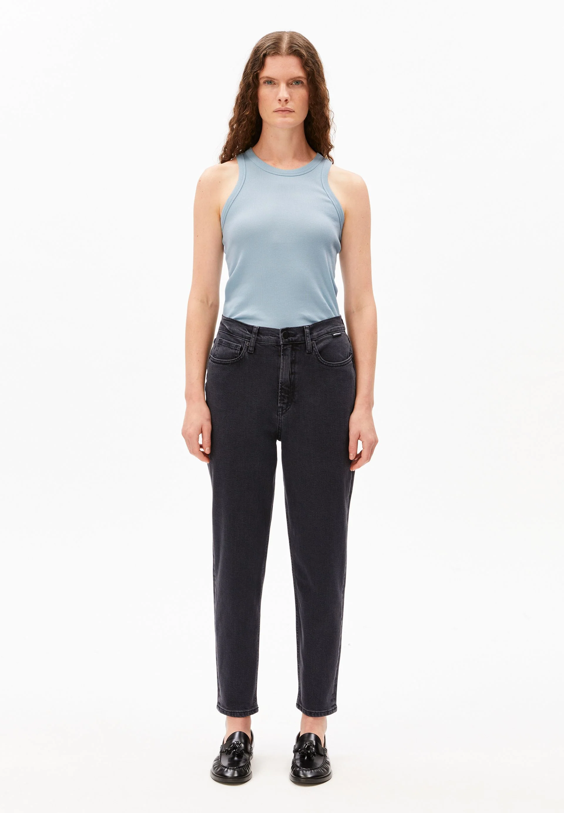 MAIRAA MOM JEANS | ebony - Image 5