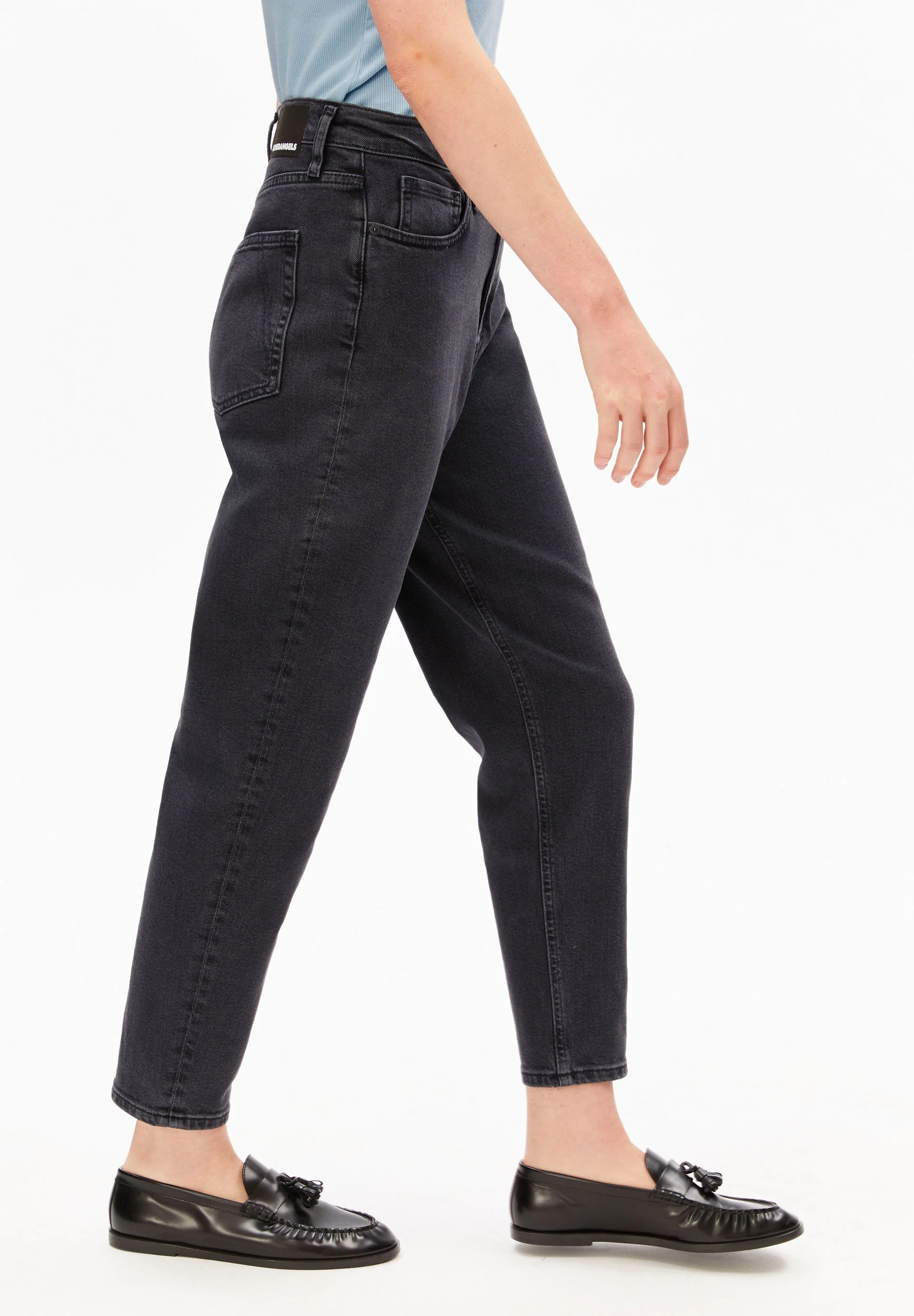 MAIRAA MOM JEANS | ebony - Image 6