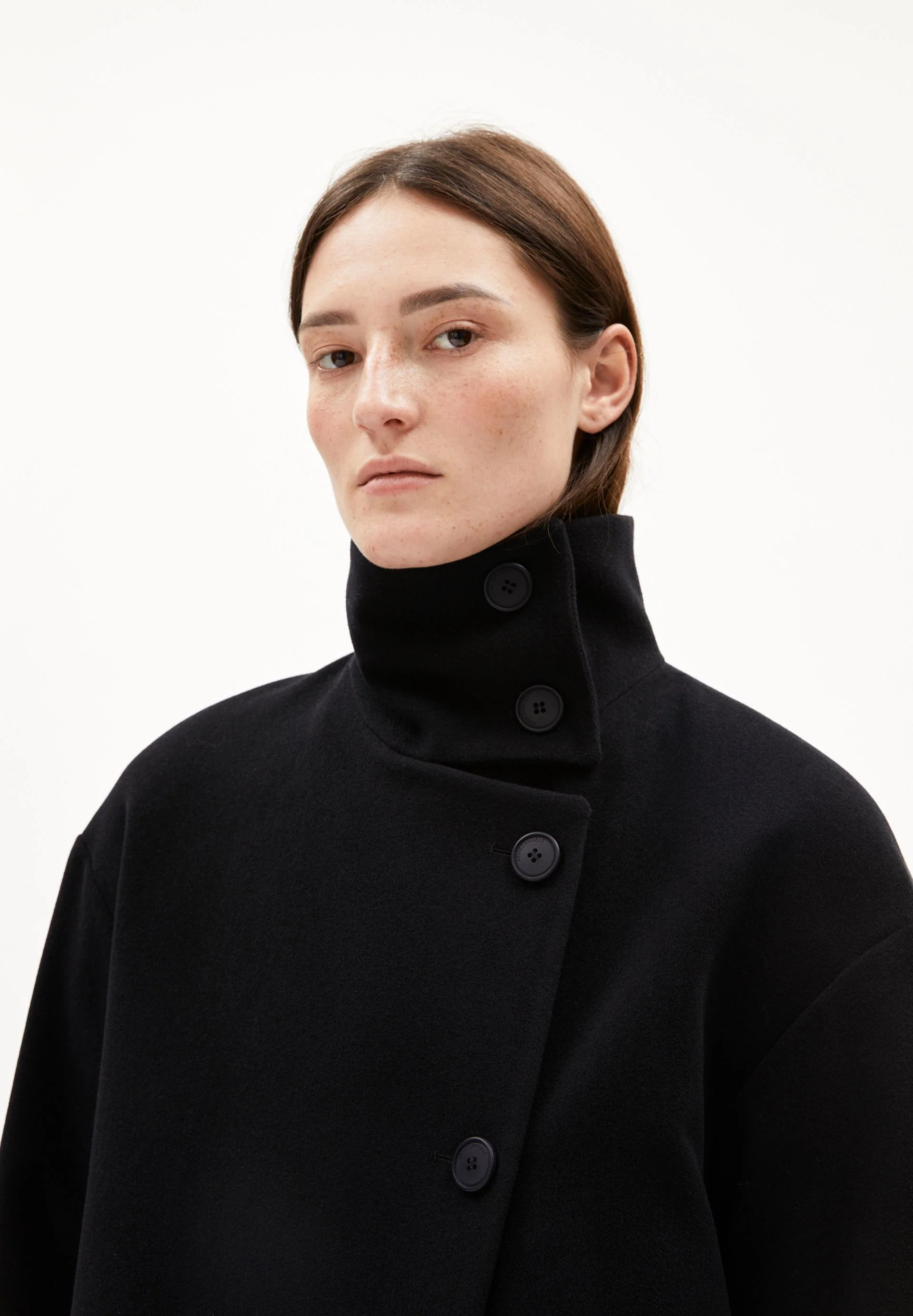 MAJELAA WOLLMANTEL | black - Image 3