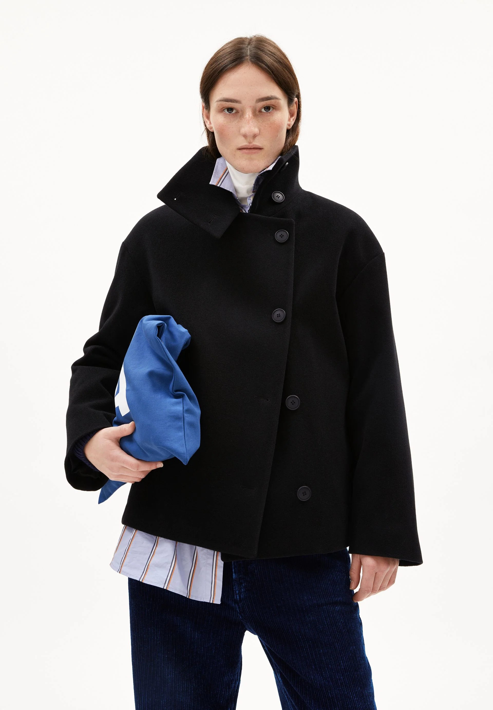 MAJELAA WOLLMANTEL | black - Image 6