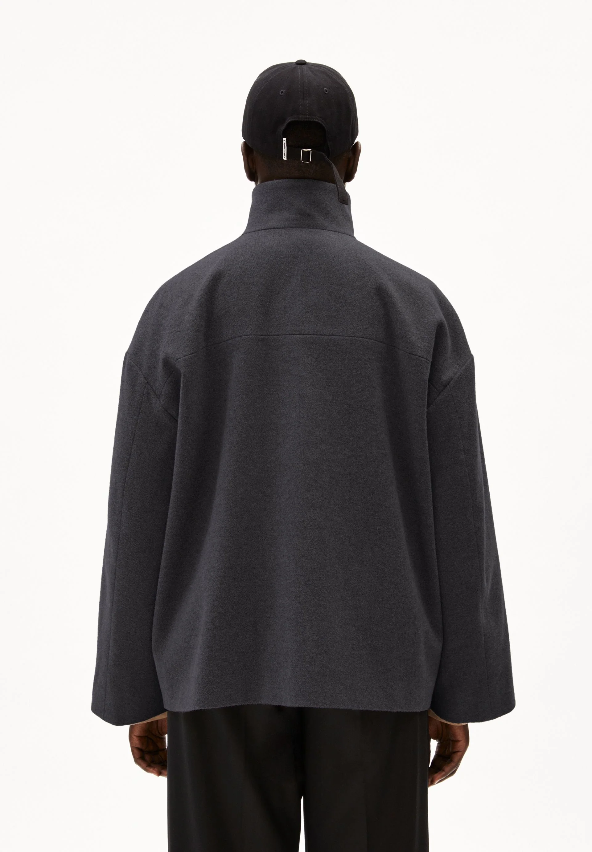 MAJELAA WOLLMANTEL | steel melange - Image 2