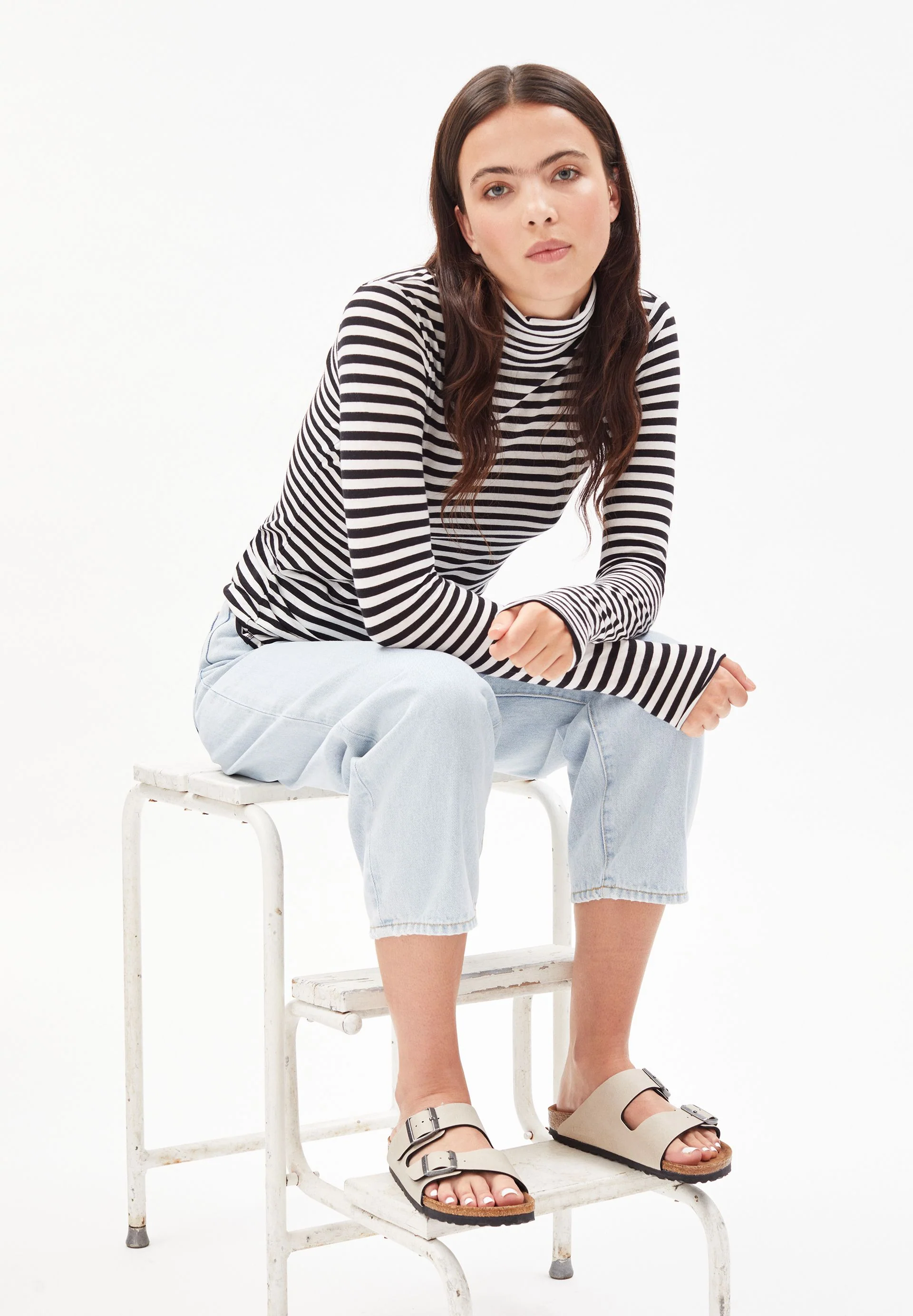MALENAA STRIPES | black-oatmilk - Image 4