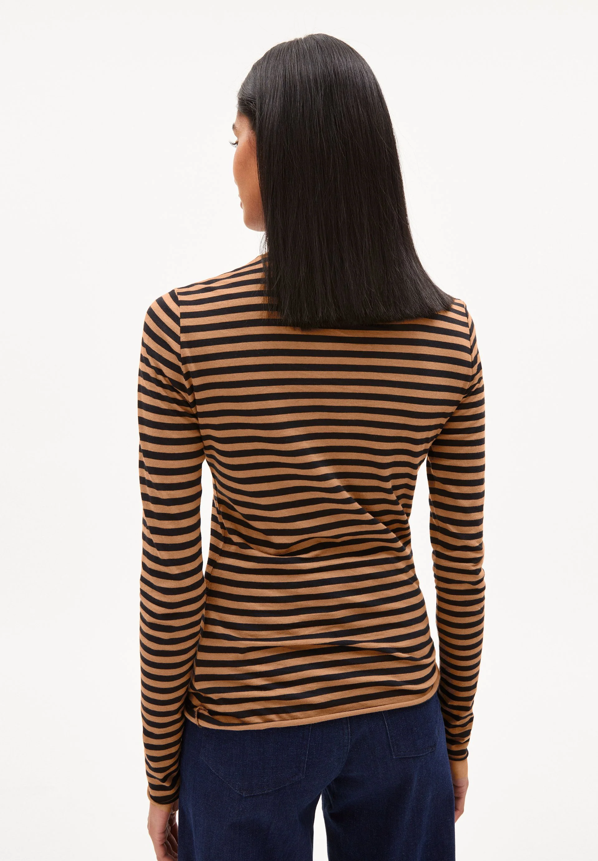 MALENAA STRIPES | cedar wood-black - Image 2