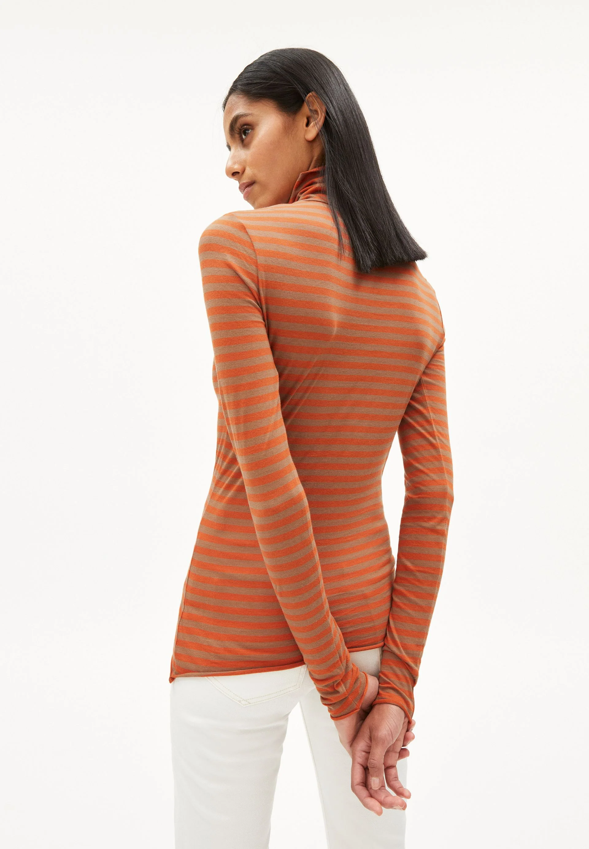 MALENAA STRIPES | dark burnt-cedar wood - Image 2