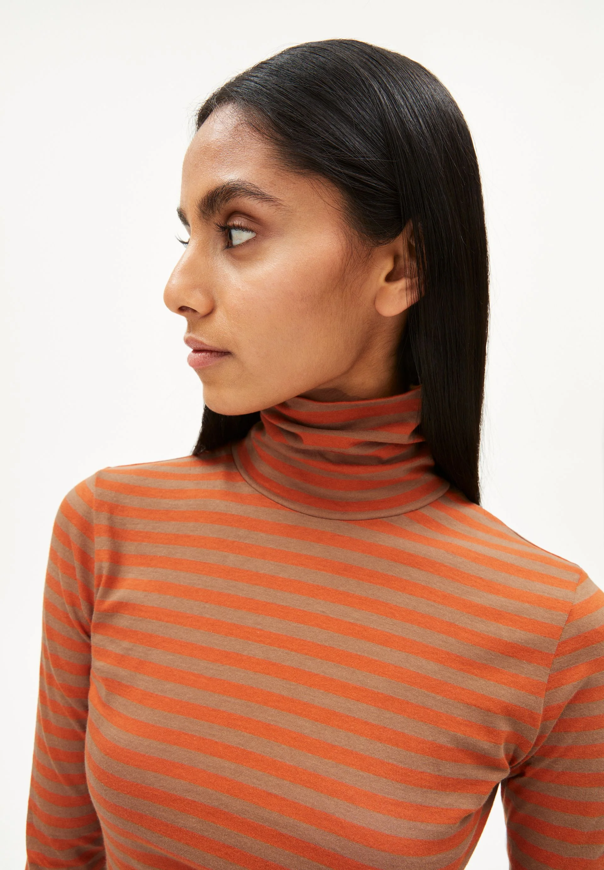 MALENAA STRIPES | dark burnt-cedar wood - Image 3