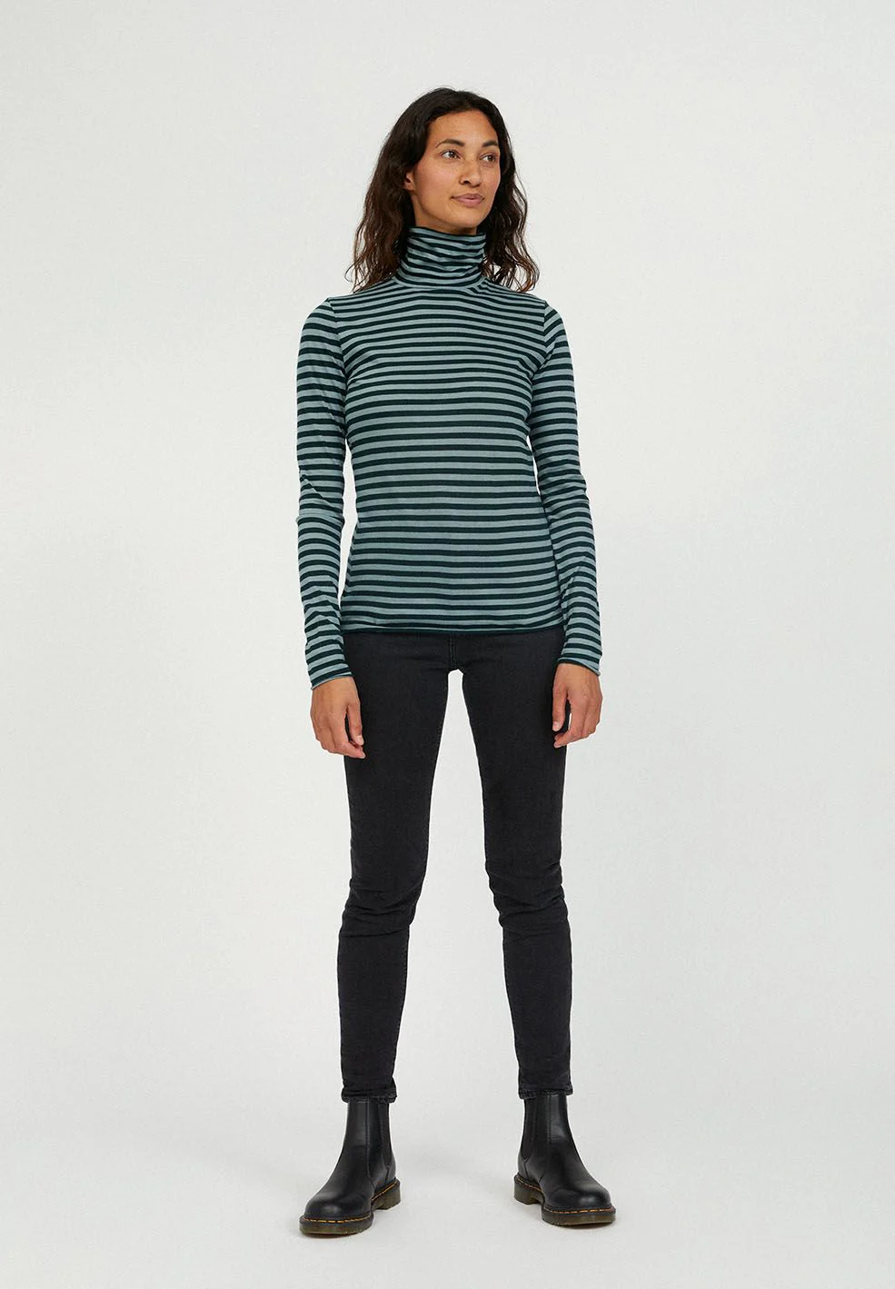 MALENAA STRIPES | deep lake-soft moss - Image 4