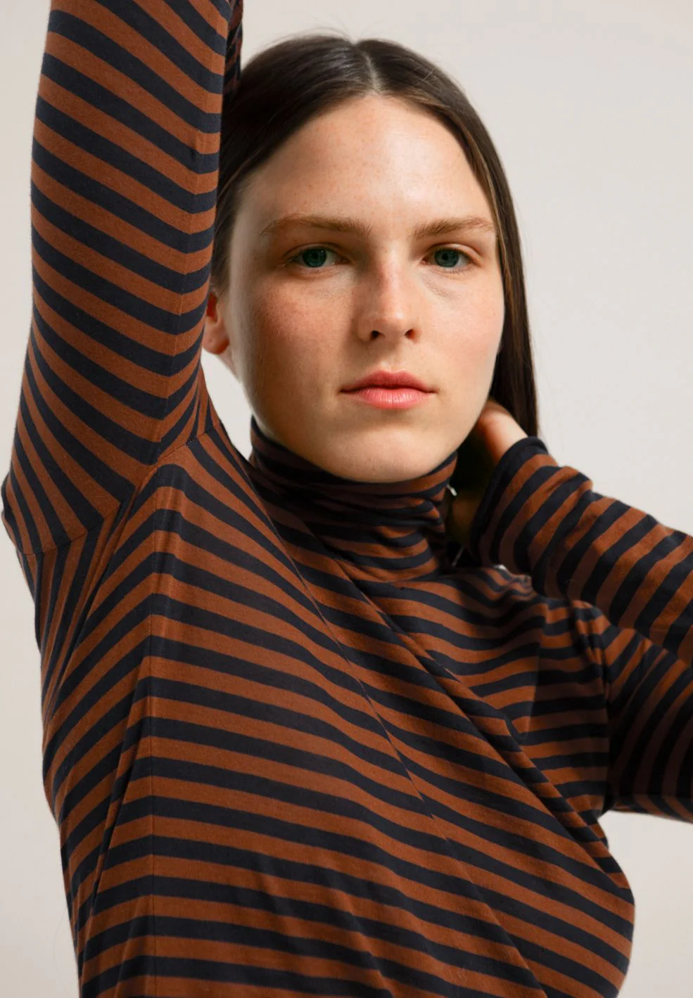 MALENAA STRIPES | ginger-night sky - Image 3
