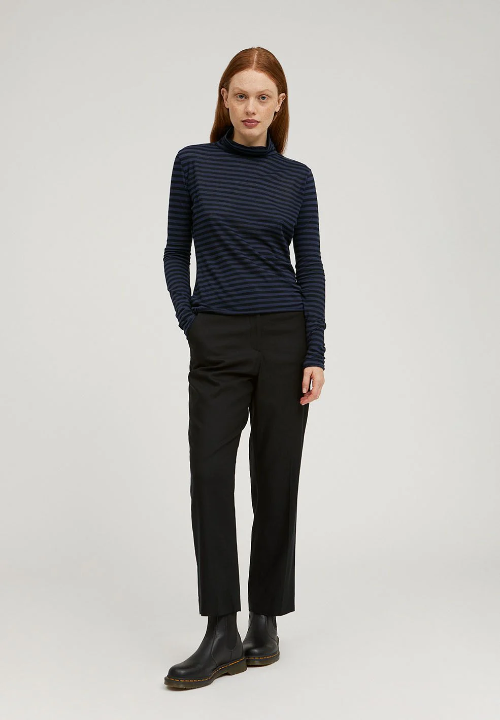 MALENAA STRIPES | night sky-black - Image 4