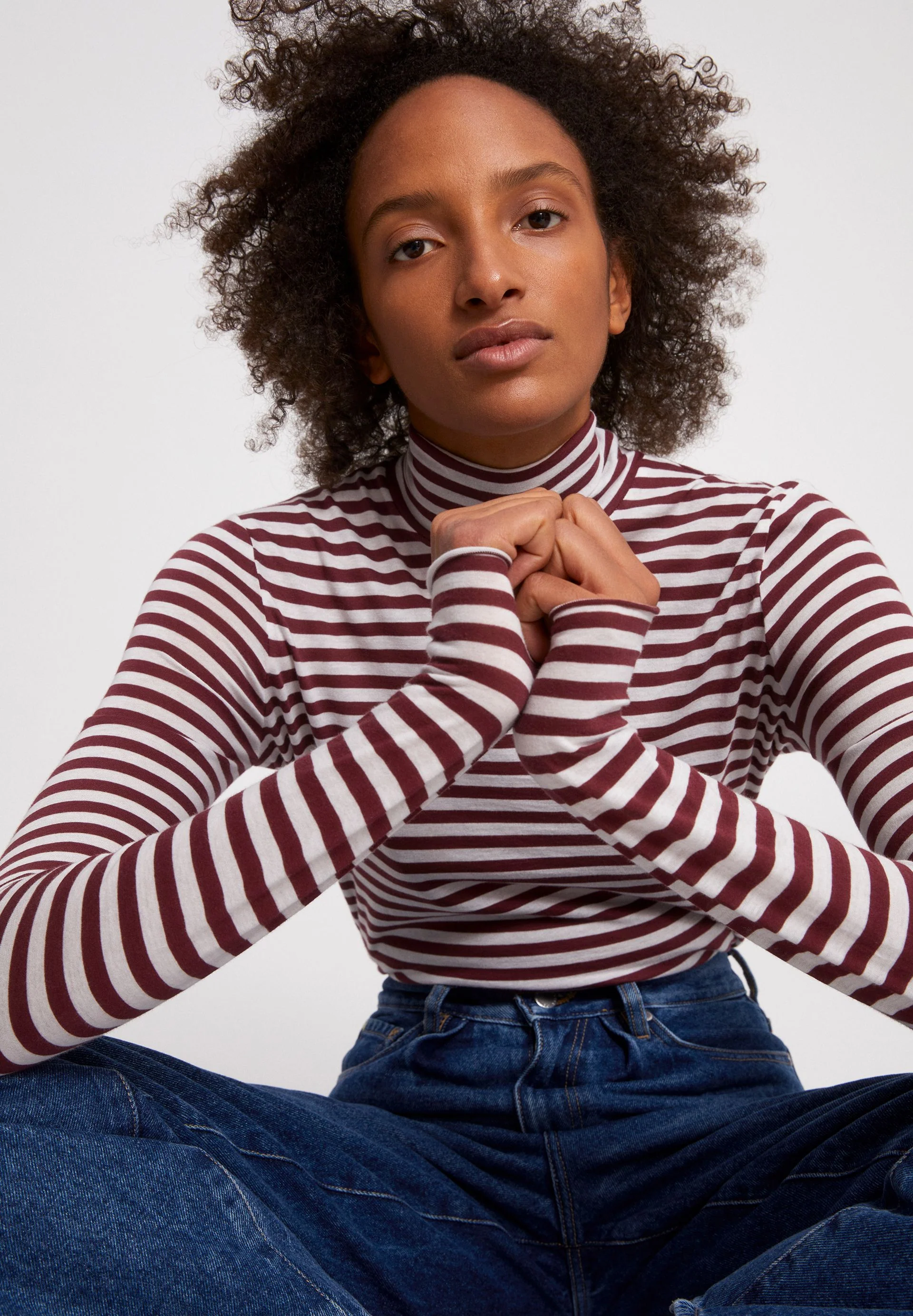 MALENAA STRIPES | ruby red-oatmilk - Image 4
